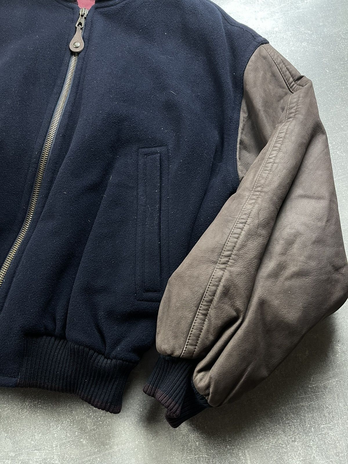 Iceberg Iceberg Arctic Survival Wool/Leather Bomber Varsity Jacket Size US L / EU 52-54 / 3 - 10 Thumbnail
