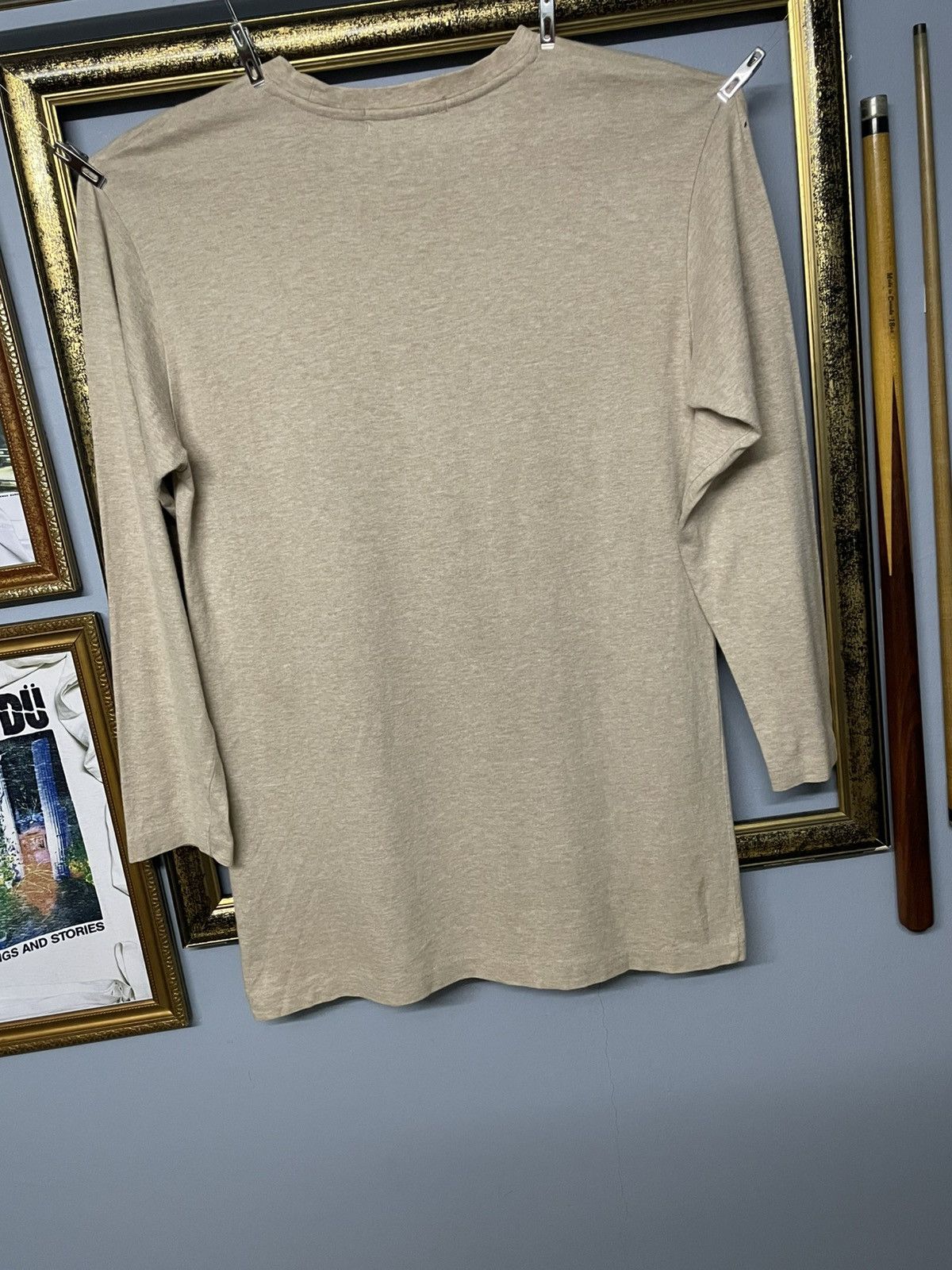 Designer × Japanese Brand × Vintage Vintage 1990s Designer Saint Gerve Hindu Poem Longsleeve Size US M / EU 48-50 / 2 - 10 Thumbnail