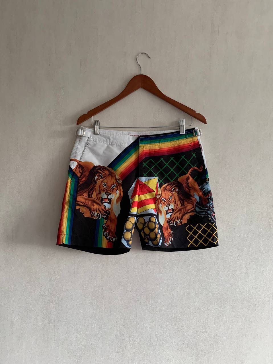 Orlebar Brown Orlebar Brown Bulldug Swimming Shorts Lion Print Sz 31 Size US 31 - 1 Thumbnail