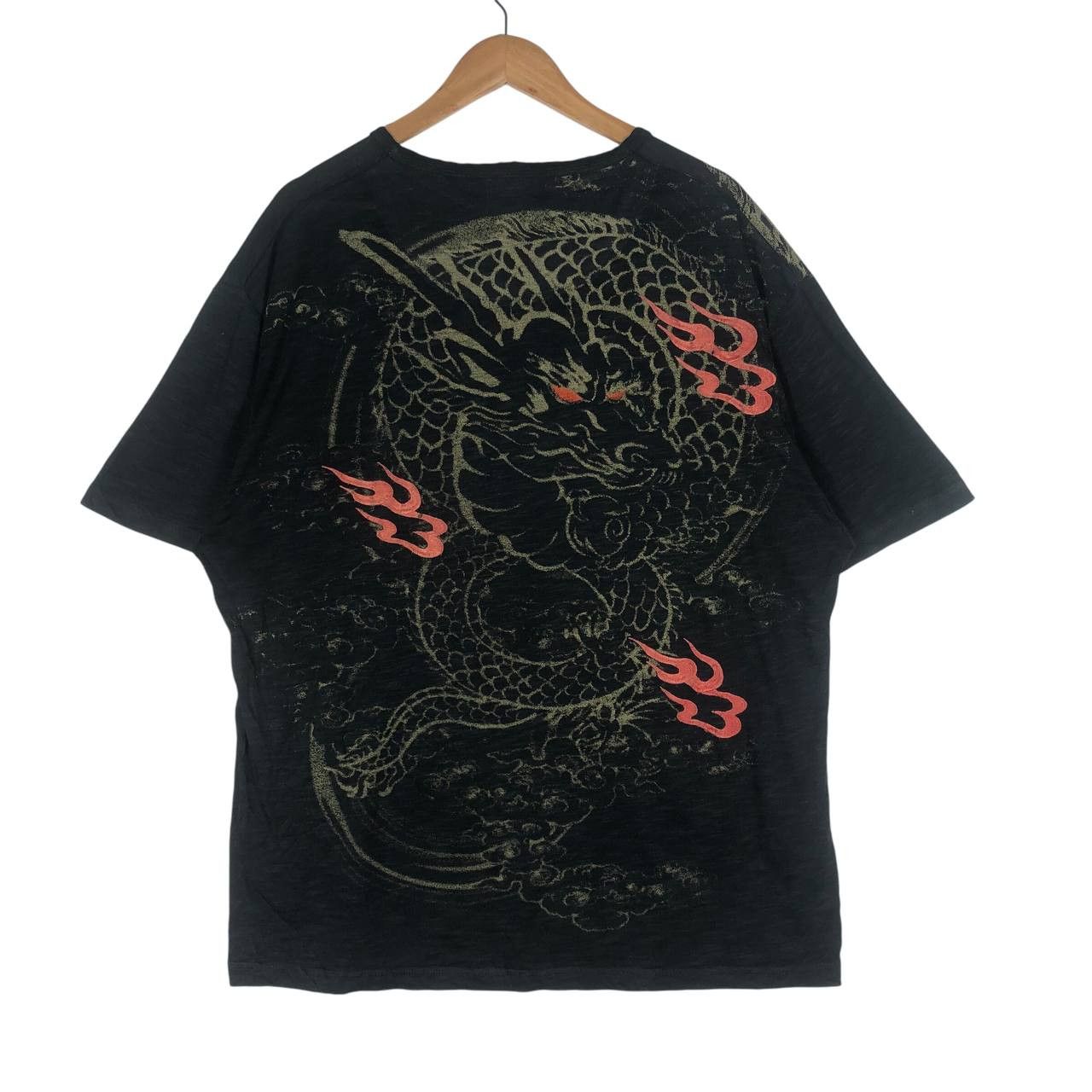 Japanese Brand × Vintage Vintage Japanese Brand Sukajan Dragon T-shirt Size US L / EU 52-54 / 3 - 5 Thumbnail
