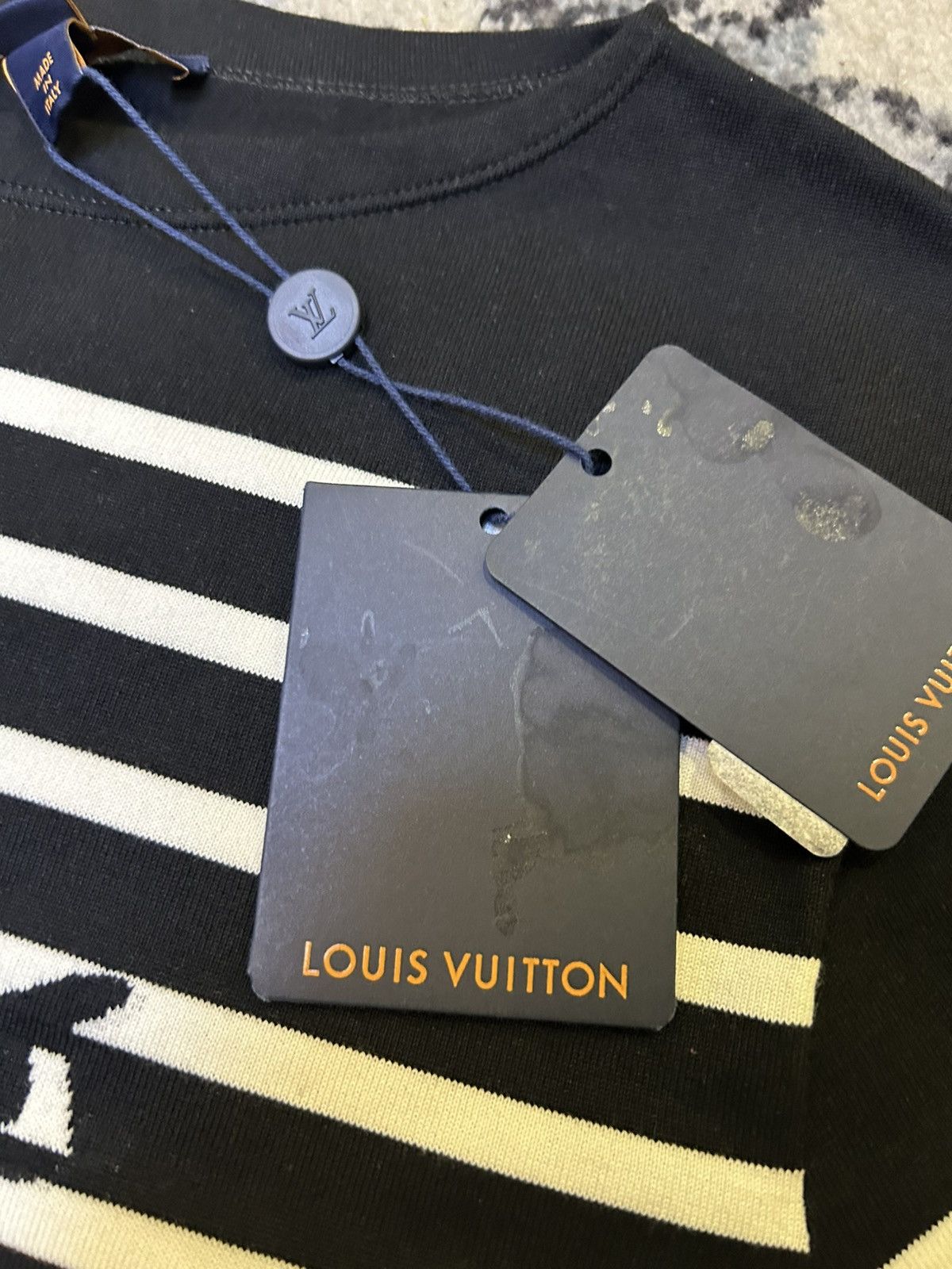 Louis Vuitton Louis Vuitton Knit Striped T shirt Size US M / EU 48-50 / 2 - 4 Thumbnail