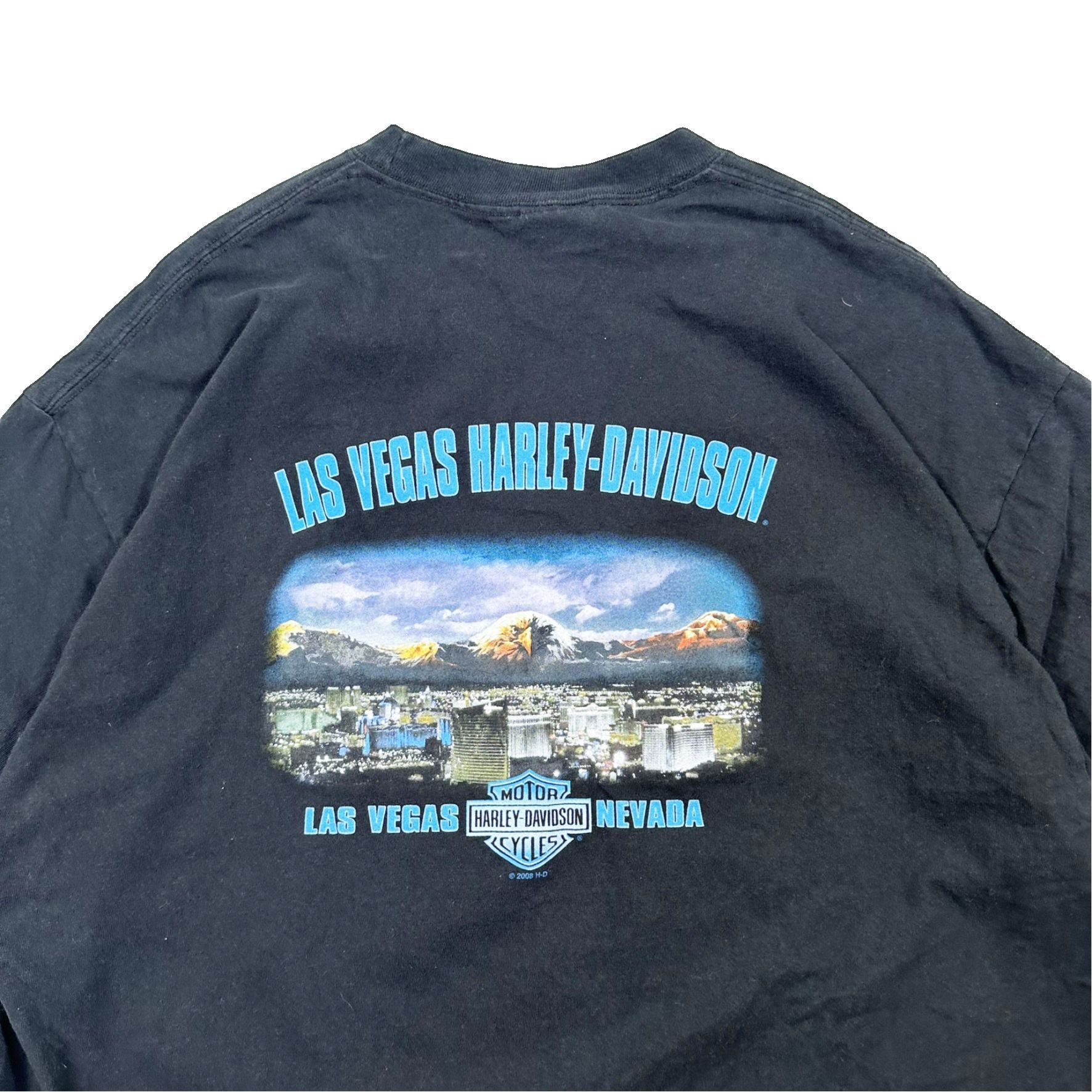 Vintage Vintage 00s Harley Davidson Nevada Big Print Graphic T Shirt Size US XXL / EU 58 / 5 - 5 Thumbnail