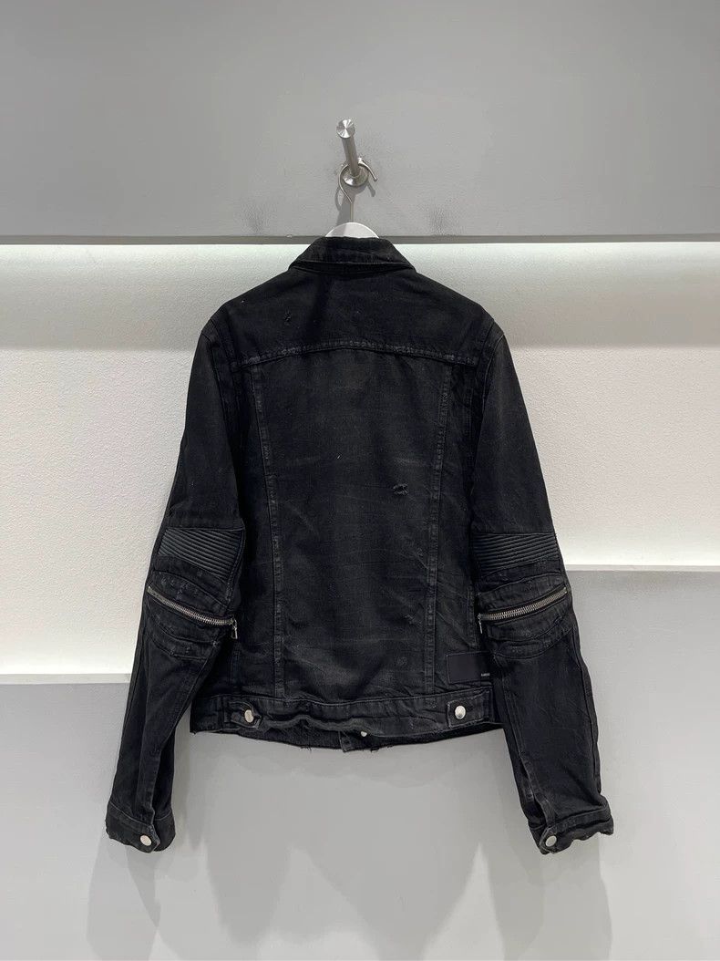 Amiri Amiri washed black MX2 denim jacket Size US M / EU 48-50 / 2 - 2 Thumbnail