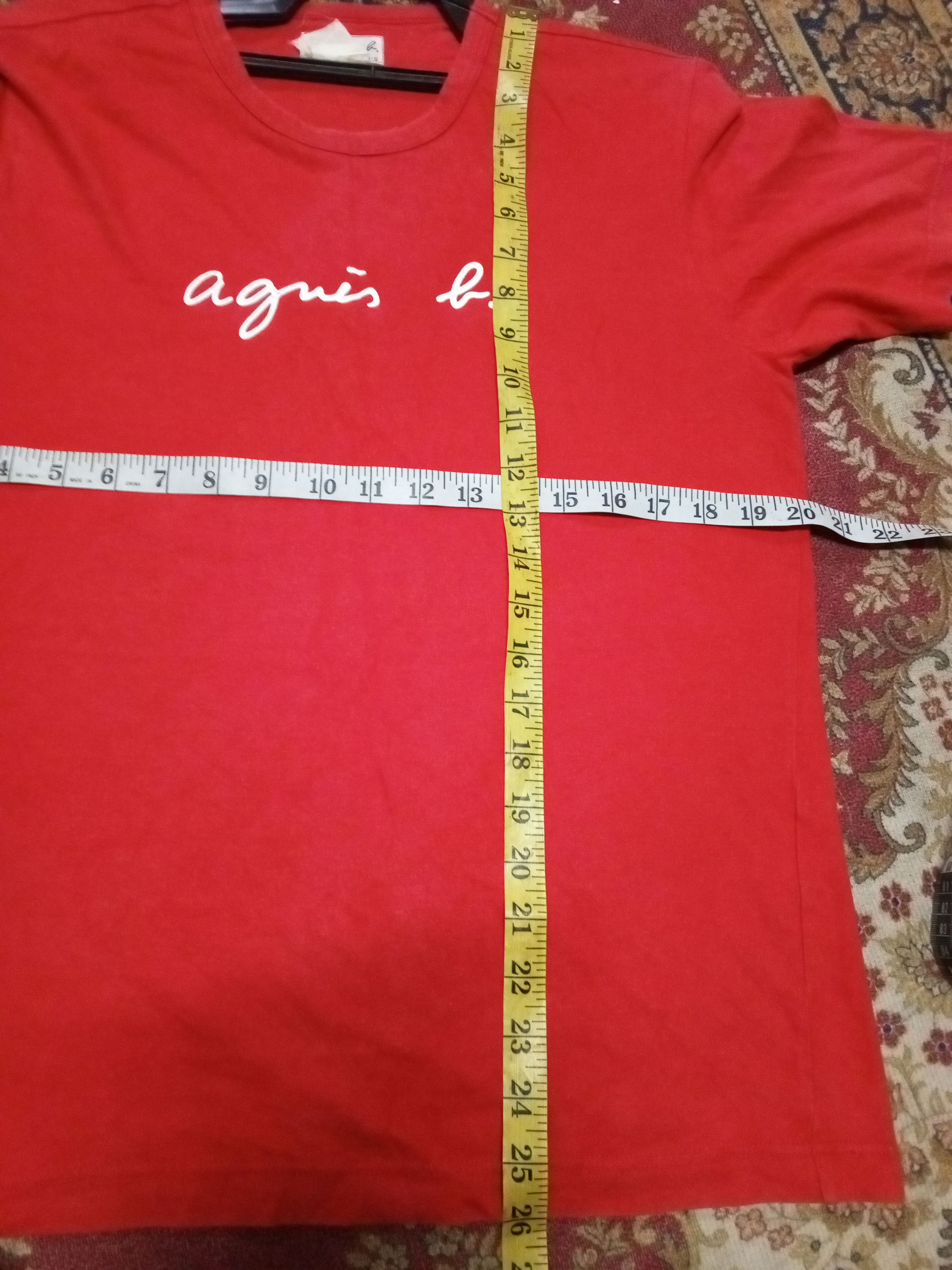 agnes b. Agnes.b red t-shirt Size US M / EU 48-50 / 2 - 6 Thumbnail