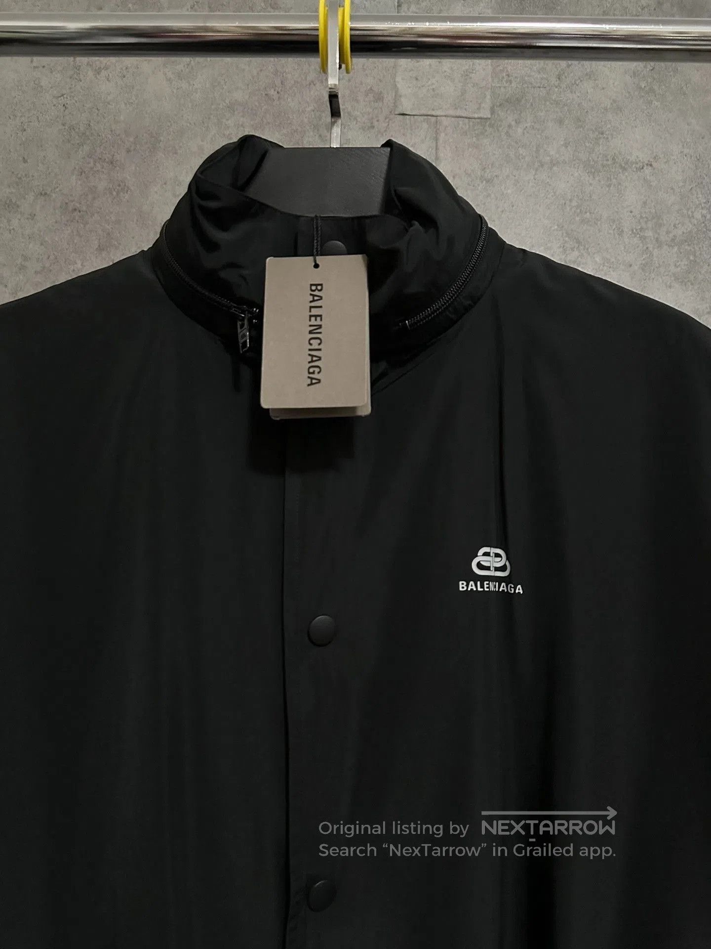 Balenciaga Balenciaga Double B Logo Jacket with Hidden Hood. Size US S / EU 44-46 / 1 - 2 Thumbnail