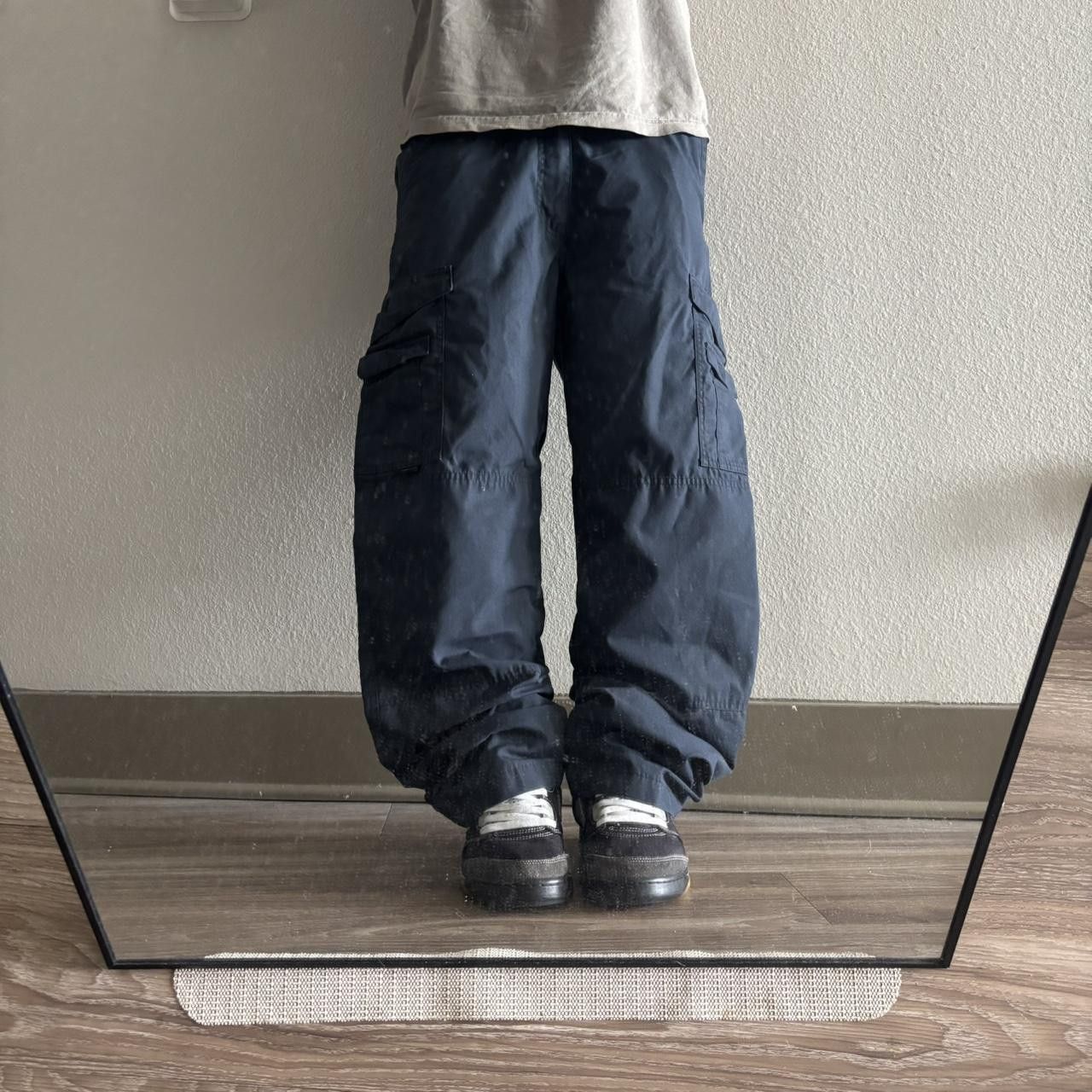 Vintage Crazy Vintage Y2K/2000s Navy Blue Workwear Streetwear Cargo Pants! 30x32 Size US 30 / EU 46 - 1 Thumbnail