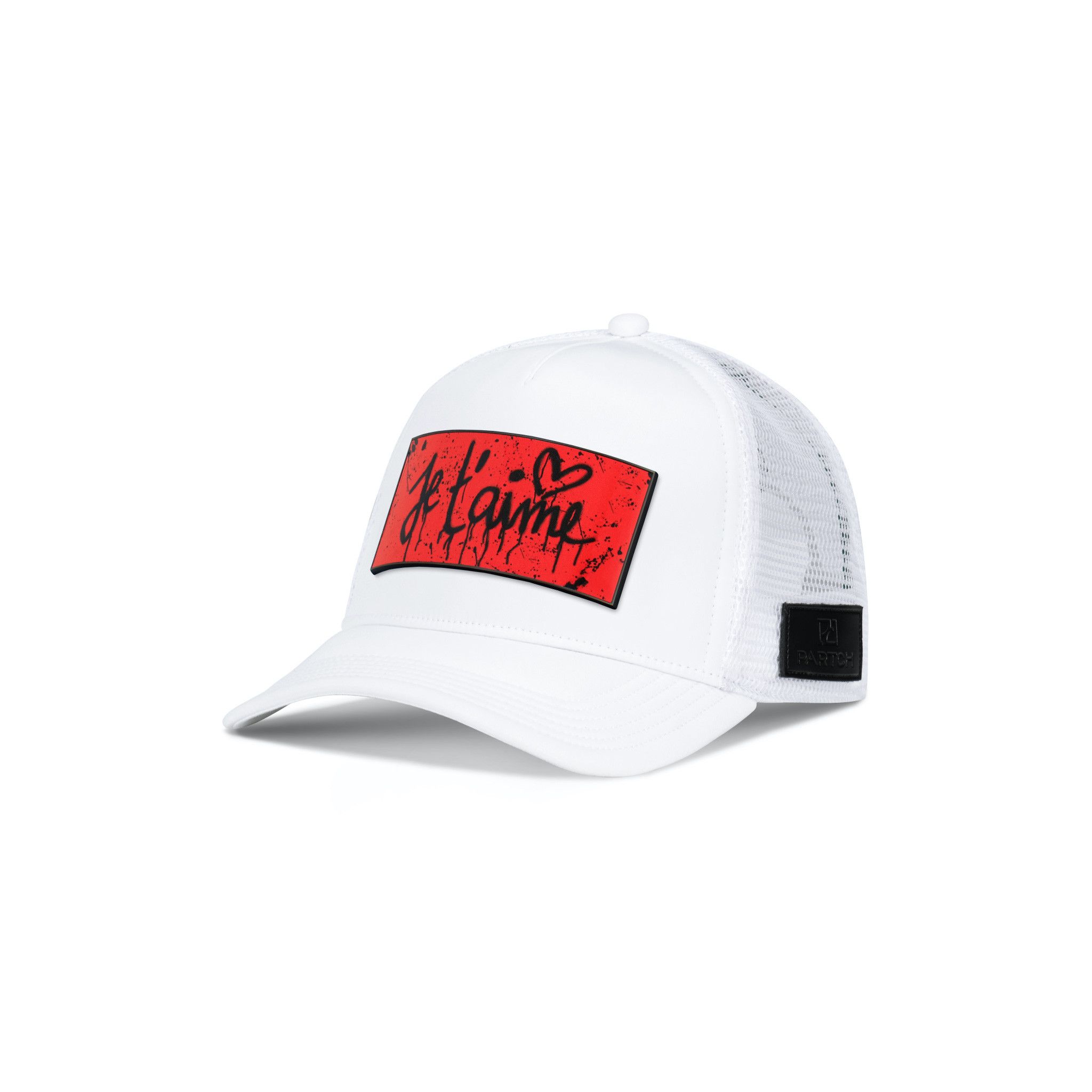 Other Partch Je t'Aime Trucker Cap White Size ONE SIZE - 1 Thumbnail