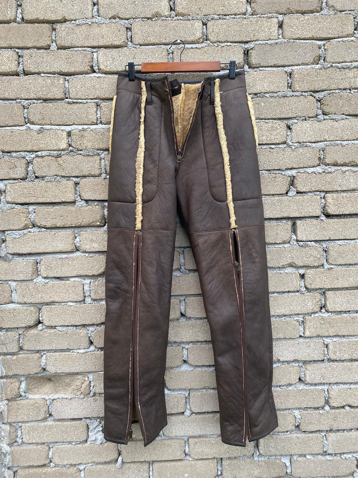 Yoshiyuki Konishi Yoshiyuki Konishi B3 Sheepskin Shearling Leather Pant 29-30 Size US 30 / EU 46 - 9 Thumbnail