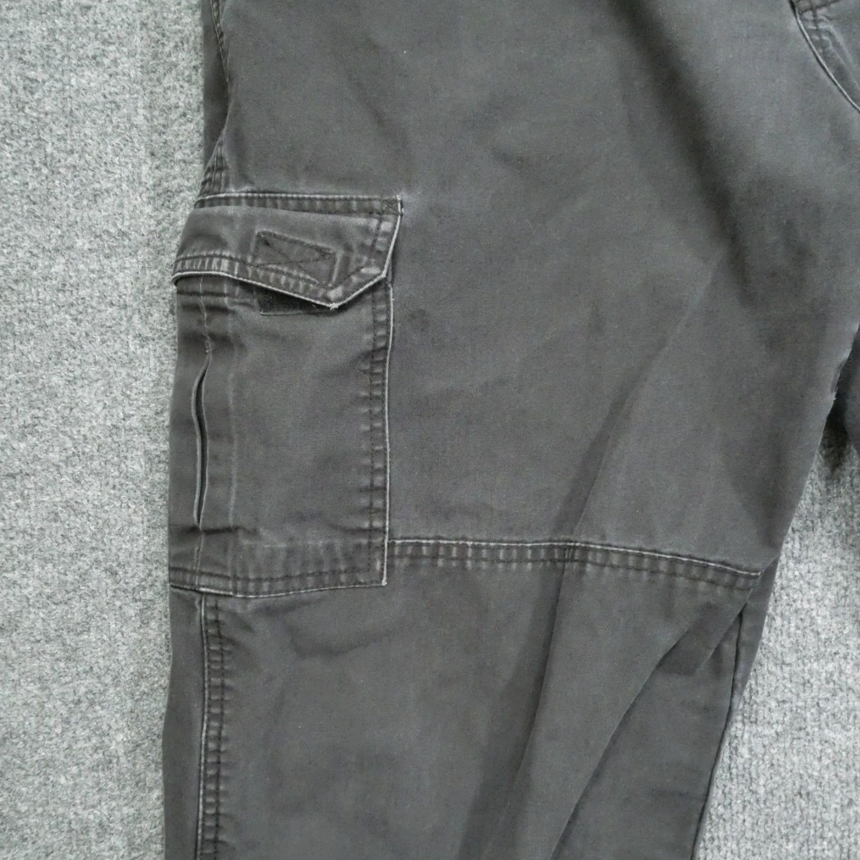 Vintage VINTAGE 511 Tactical Pants Mens 38x32 Black Faded Cargo Double Knee Canvas Size US 38 / EU 54 - 5 Thumbnail