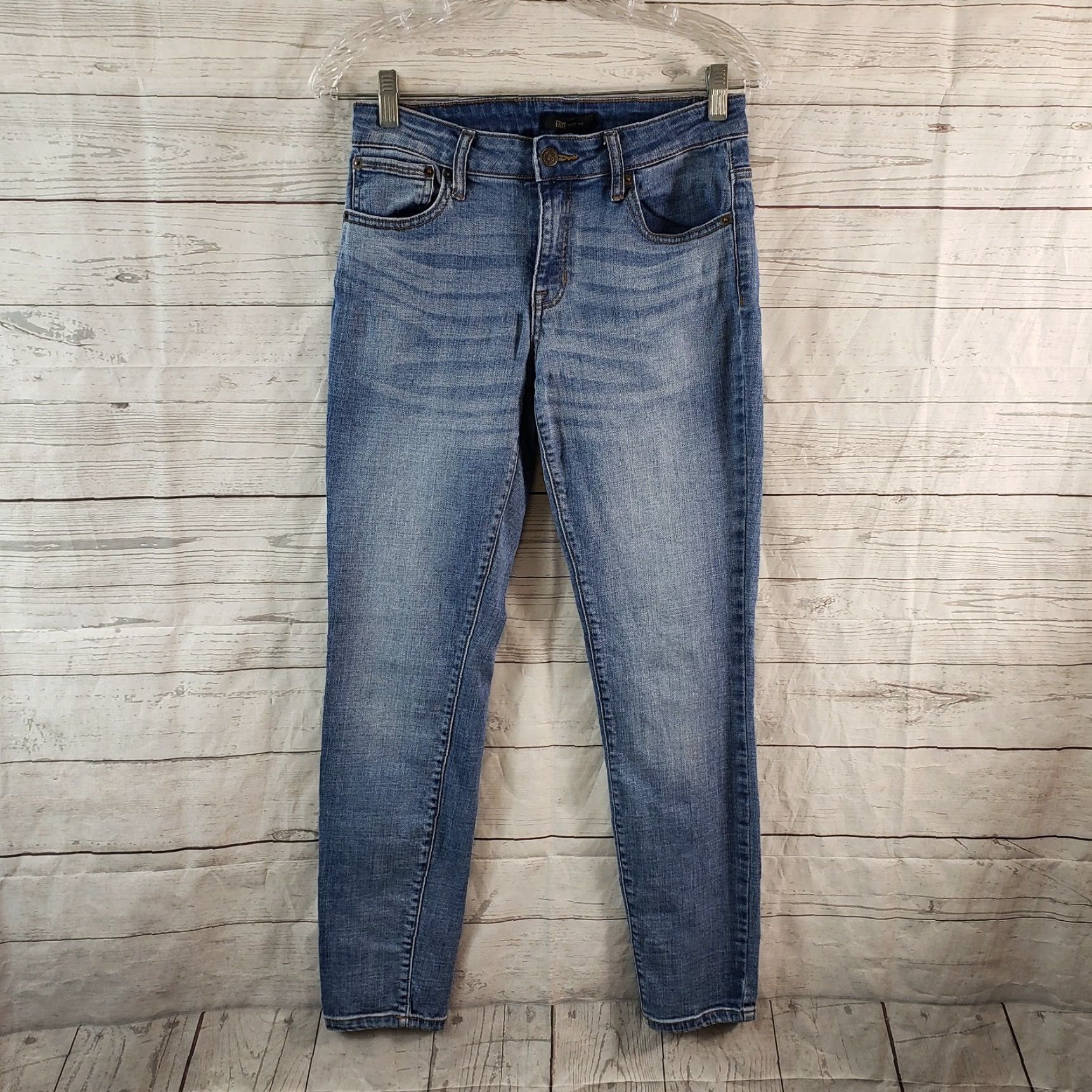Frye Frye Womens Skinny Jeans Sz 4 Blue Medium Wash Mid Rise Jeans Womens Size 27" / US 4 / IT 40 - 2 Thumbnail