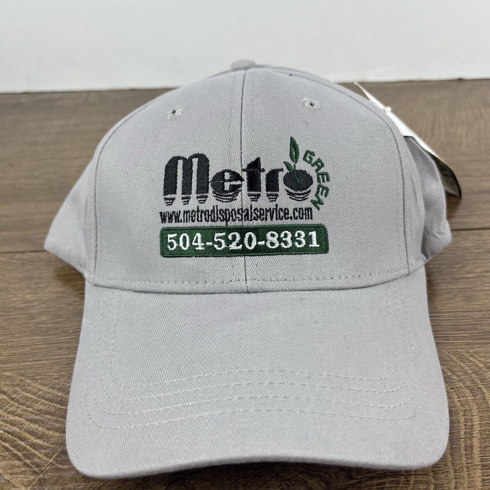 Other Metro Green Hat Gray Cap Adjustable Gray Adult Size Hat Size ONE SIZE - 4 Thumbnail