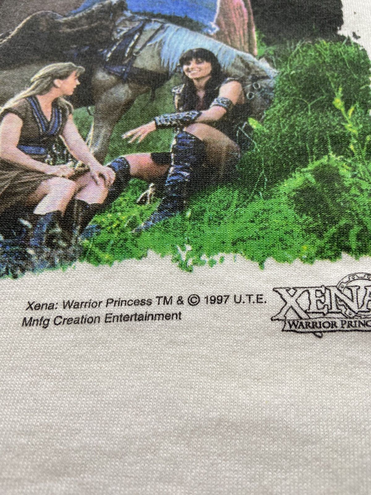 Vintage 1997 Xena Warrior Princess TV Show Promo T-Shirt XL VTG 90s Size US XL / EU 56 / 4 - 3 Thumbnail