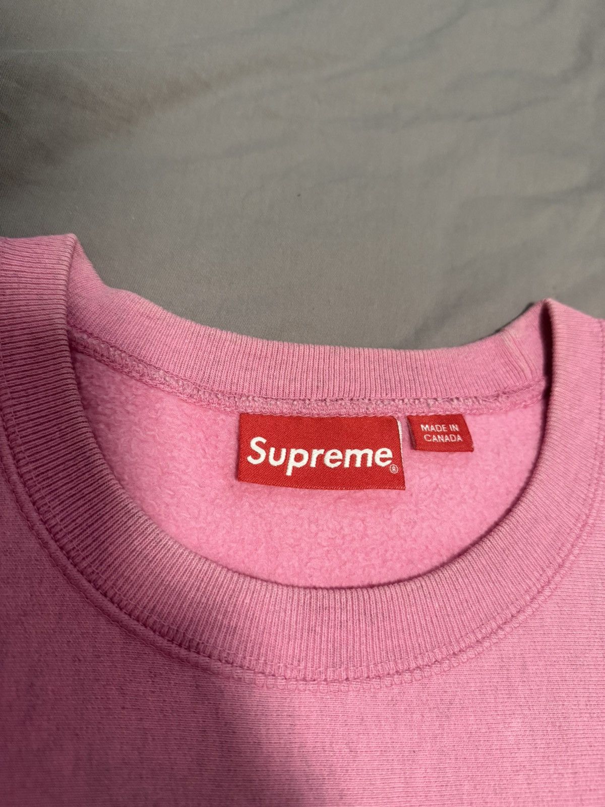 Supreme Supreme fw15 heather pink red on pink box logo crewneck Size US XL / EU 56 / 4 - 3 Thumbnail