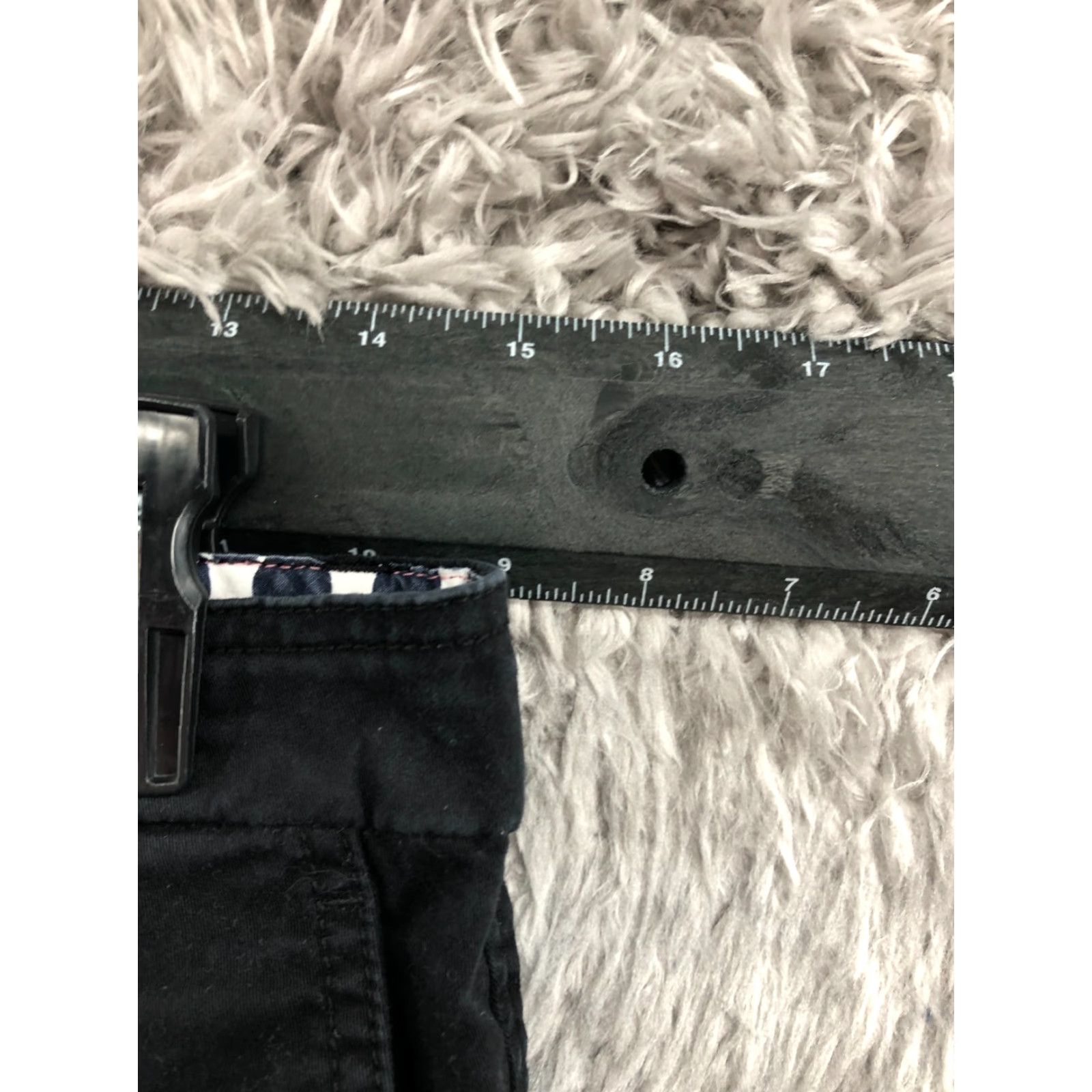 Boden Boden Chino Shorts Womens Size 4 Mid Rise Dark Wash Black - 5-Pocket Denim Flat Front Casual Size 27" / US 4 / IT 40 - 2 Thumbnail