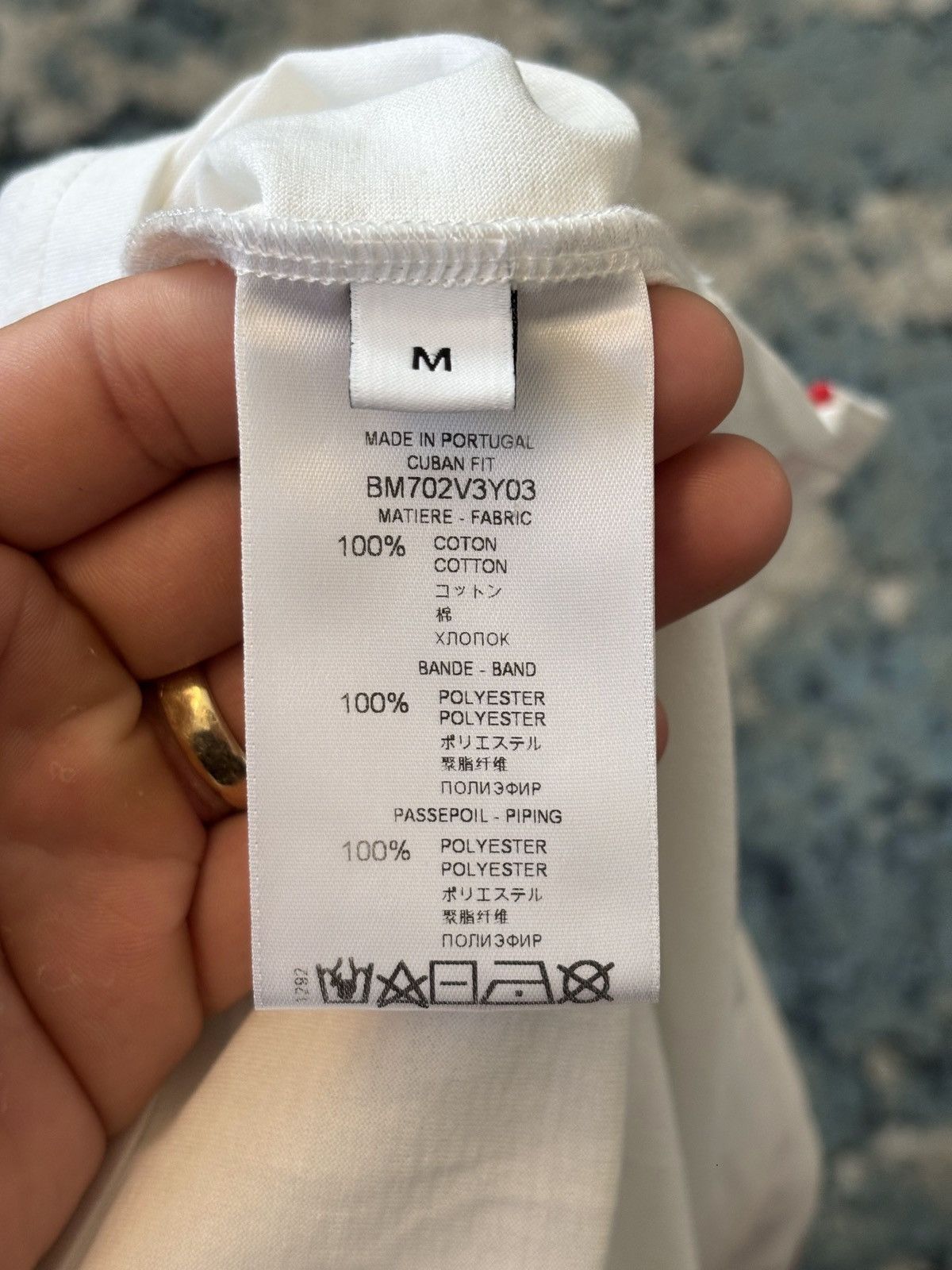 Givenchy Givenchy White Back Hit Embroidered T Shirt Size Medium Size US M / EU 48-50 / 2 - 5 Thumbnail
