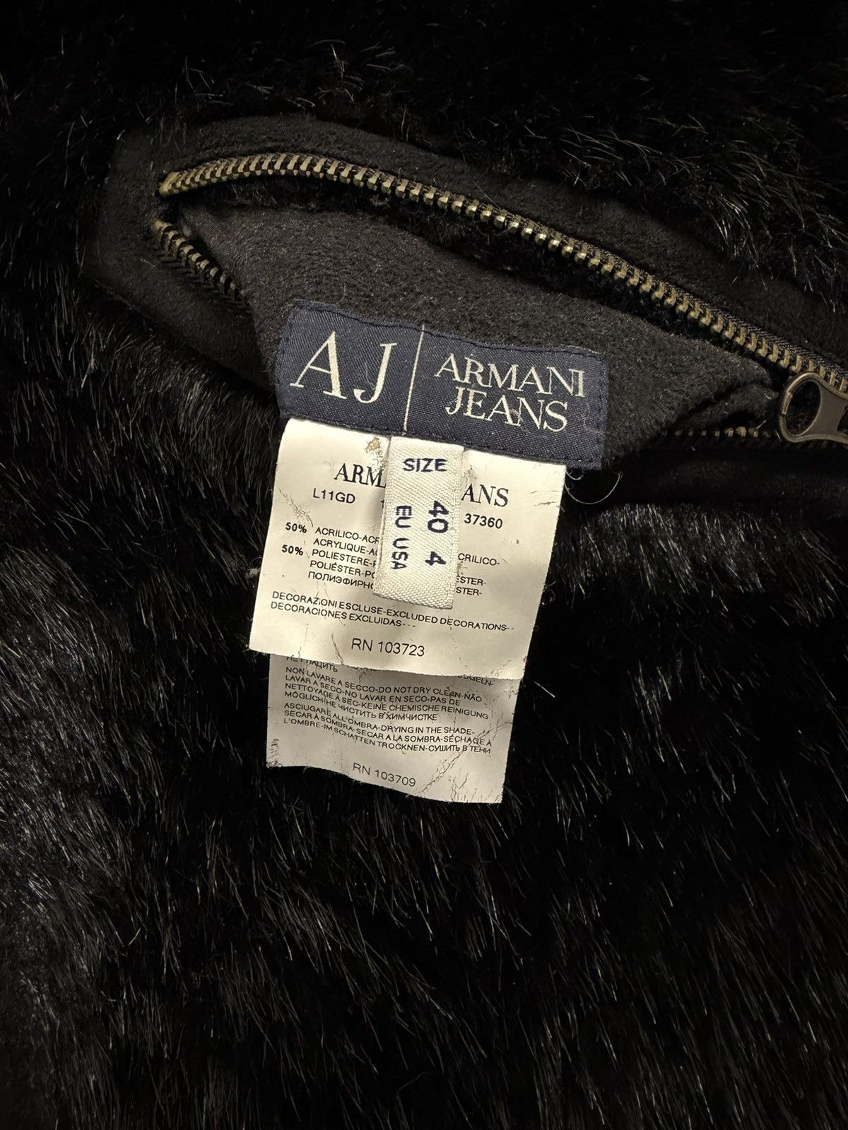 Armani Armani Jeans Fur /Suede Reversible Coat Size L / US 10 / IT 46 - 11 Thumbnail