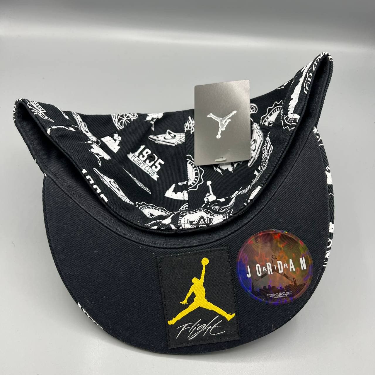 Jordan Brand Air Jordan Flight Hat Men 8 All Over Print Jumpman Fitted Size ONE SIZE - 6 Thumbnail