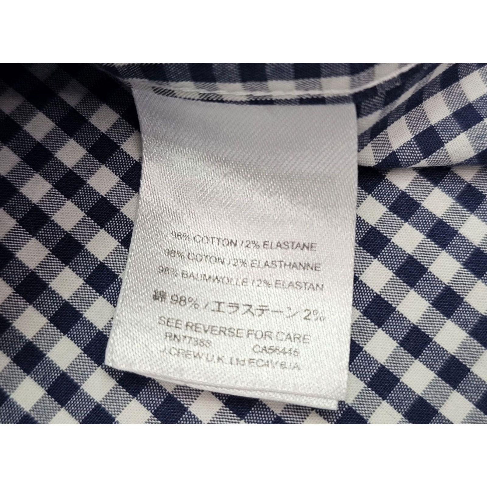 J.Crew J.CREW Mercantile Flex Gingham Check Shirts – Men’s XL – Green & Blue – Lot of 2 Shirt (Button-Up) Size US XL / EU 56 / 4 - 6 Thumbnail