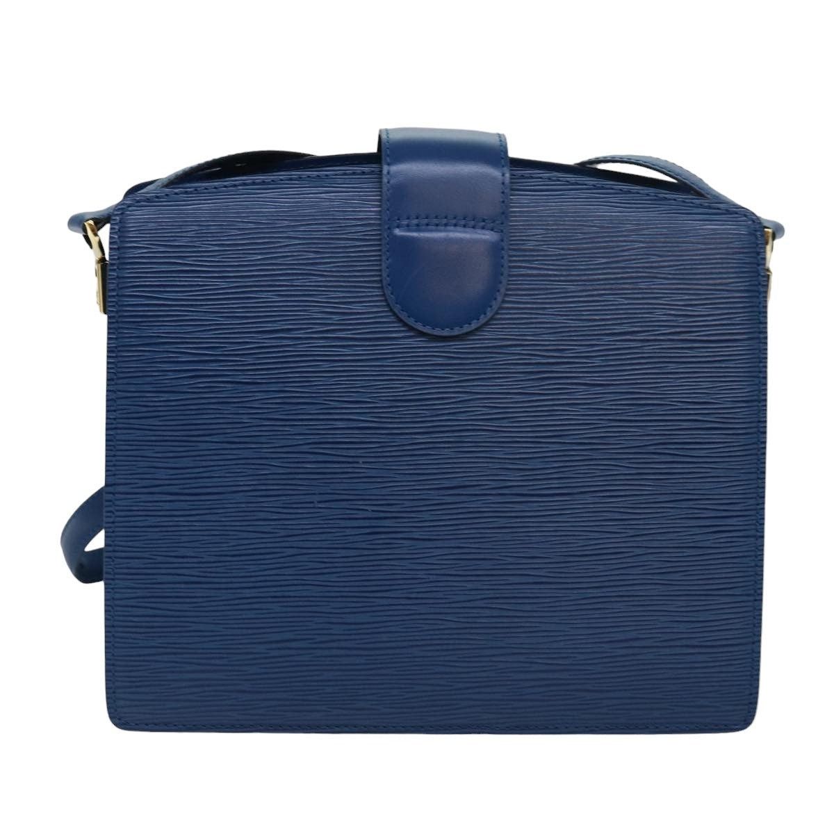 Louis Vuitton LOUIS VUITTON Epi Capuchin Shoulder Bag Blue M52345 Size ONE SIZE - 2 Thumbnail