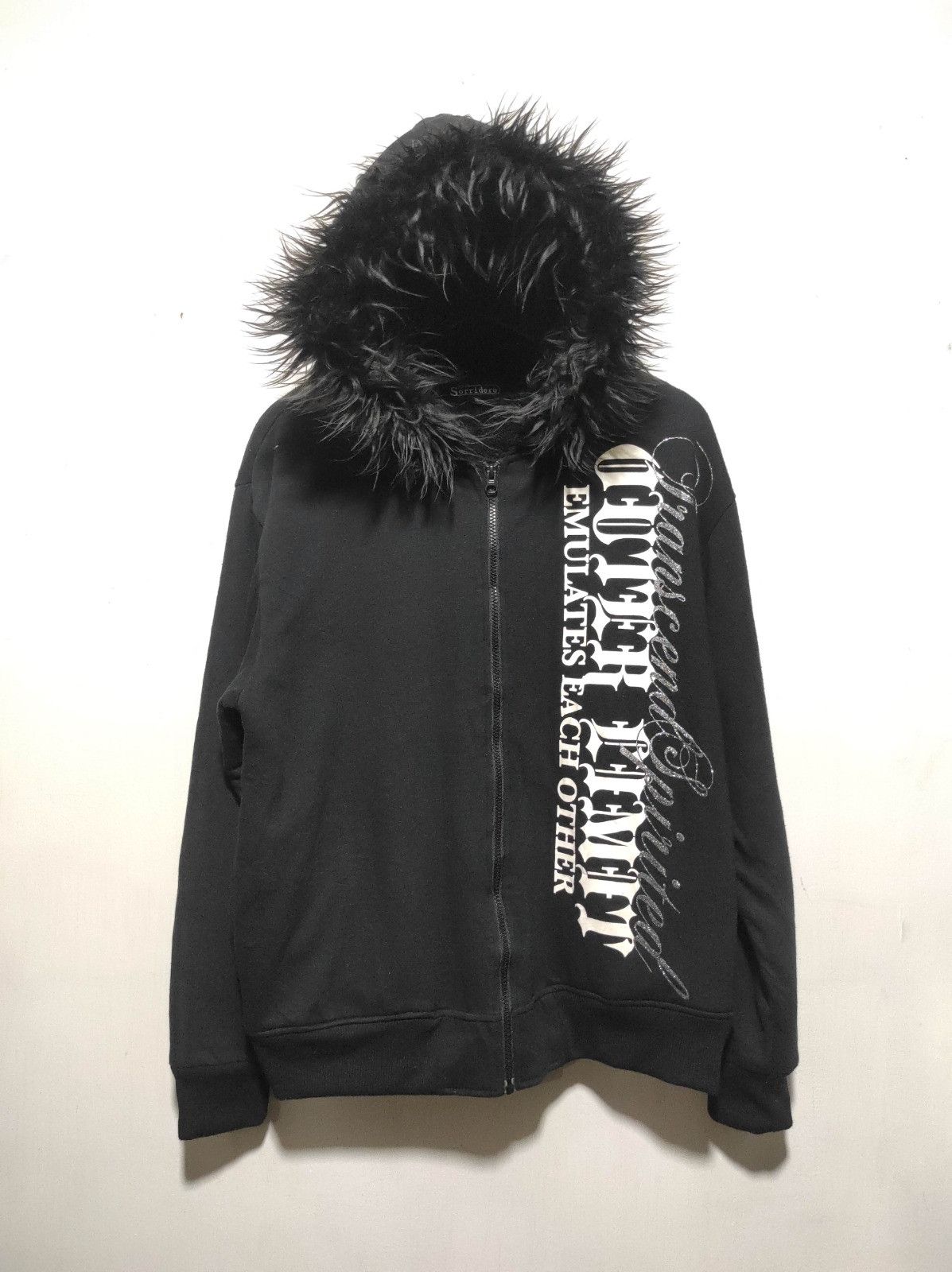 Affliction Sorridere Poem Sherpa zip fur hoodie ifsix LGB style Size US L / EU 52-54 / 3 - 3 Thumbnail