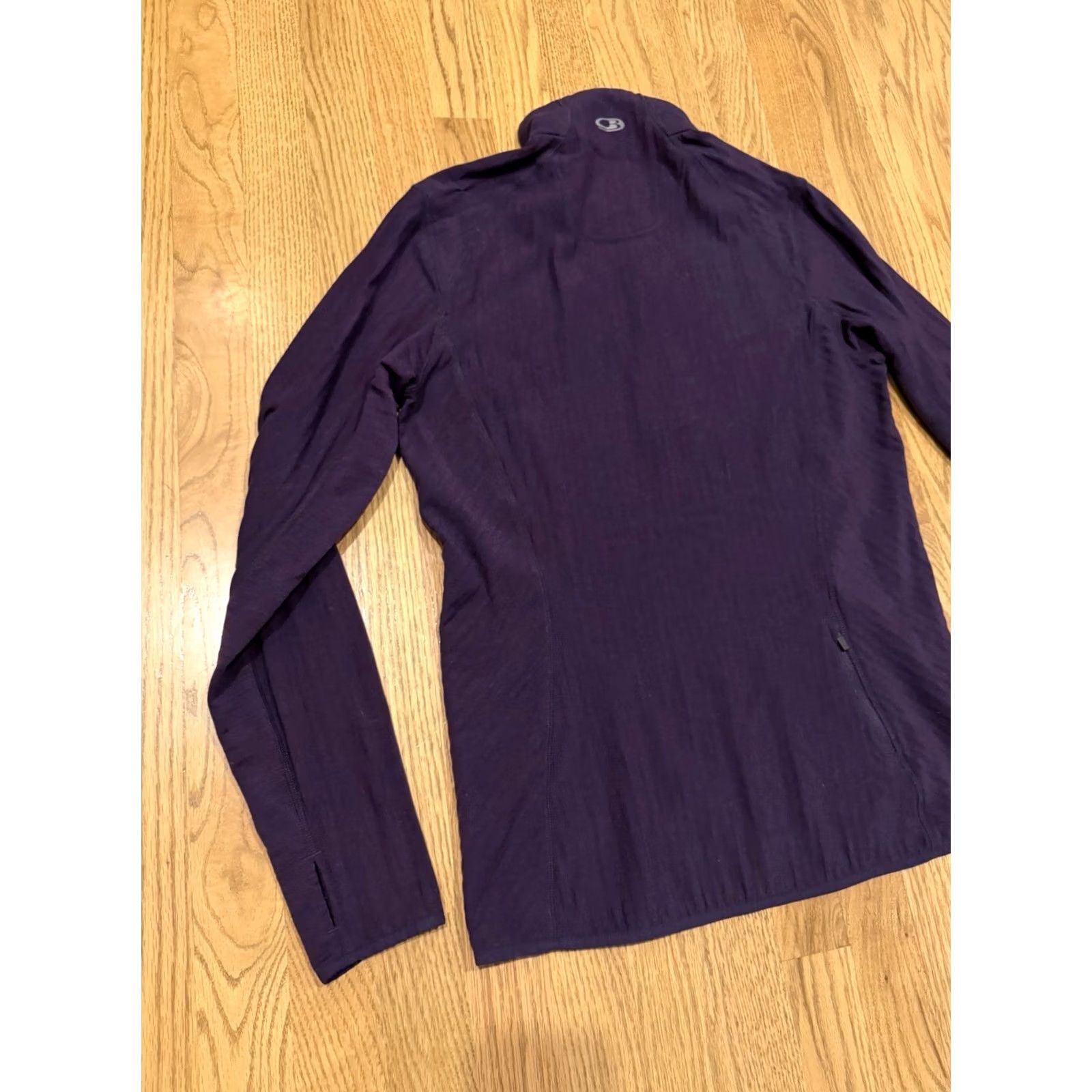 Icebreaker Icebreaker Sweater Womens L Purple Merino Wool Pullover Women Size Thumbholes Size L / US 10 / IT 46 - 3 Thumbnail