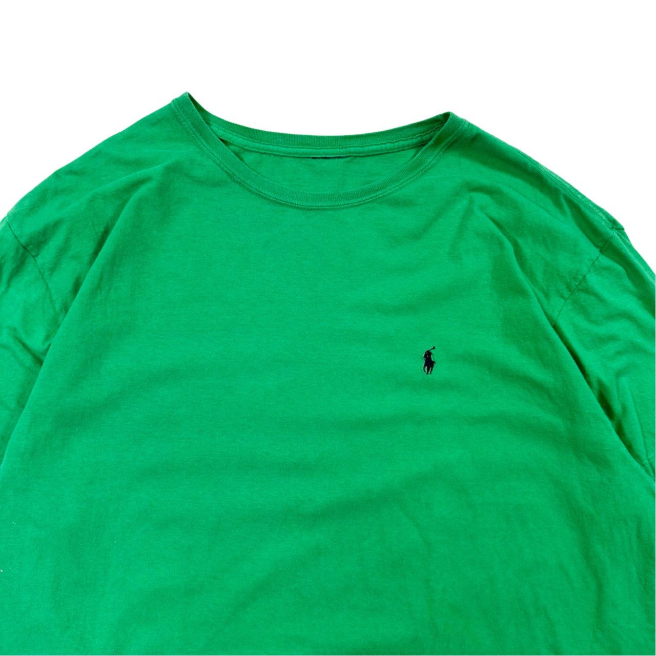 Vintage Vintage Polo Ralph Lauren Embroidered Logo Green Shirt Size US XL / EU 56 / 4 - 2 Thumbnail