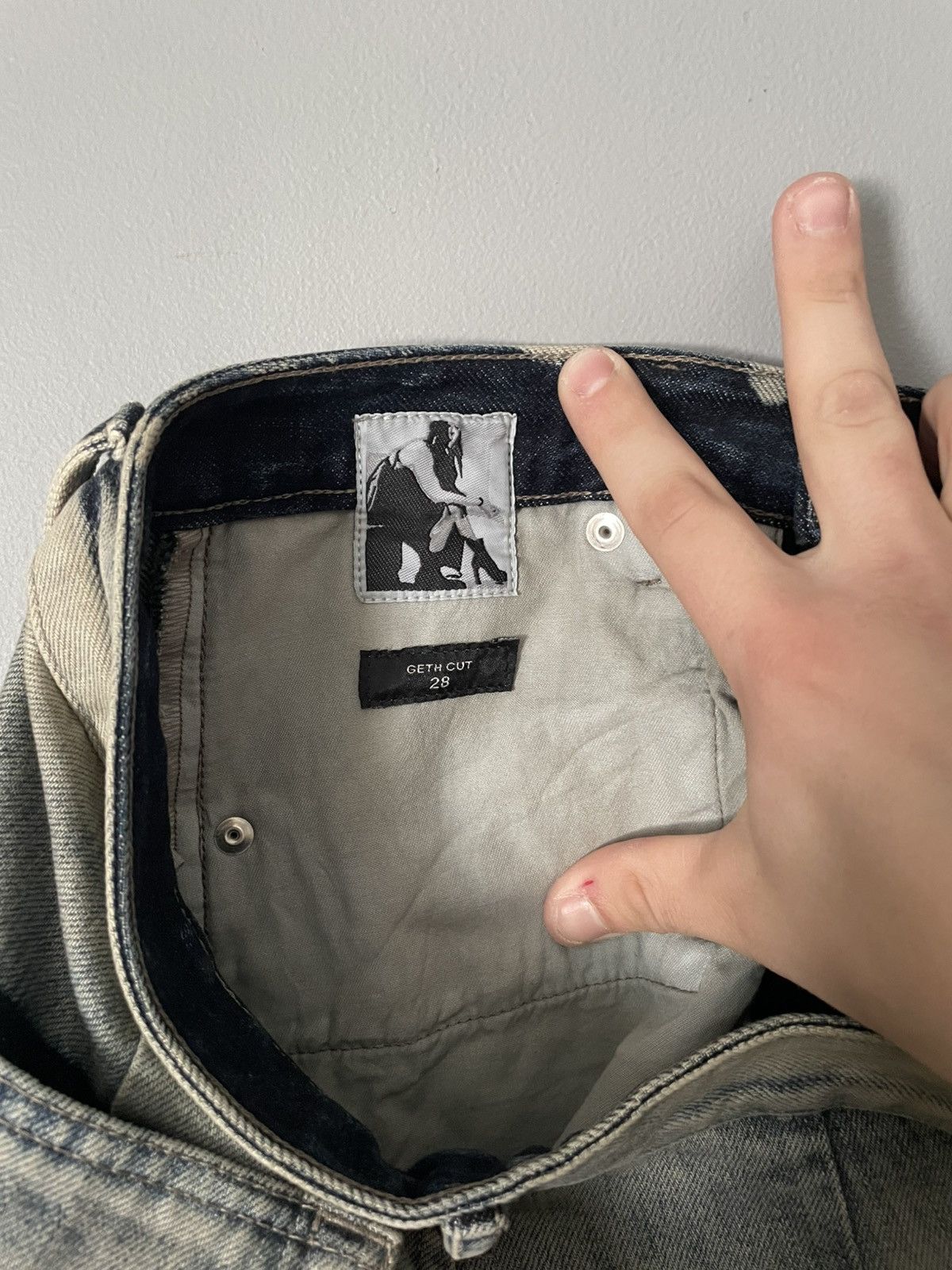 Rick Owens Drkshdw Rick Owens DRKSHDW Sky Denim Size 28 Size US 28 / EU 44 - 8 Thumbnail