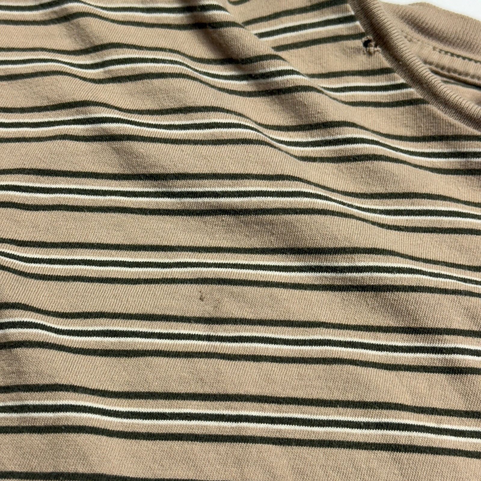 Lost Enterprises Lost Enterprises T Shirt Mens Large 21x24.5 Beige Striped Sk Size US L / EU 52-54 / 3 - 4 Thumbnail