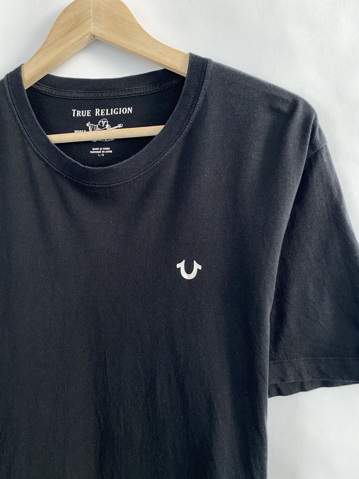 True Religion 🇯🇵 Vintage Y2K True Religion World Tour Big Logo T-Shirt Rare Size US L / EU 52-54 / 3 - 6 Thumbnail