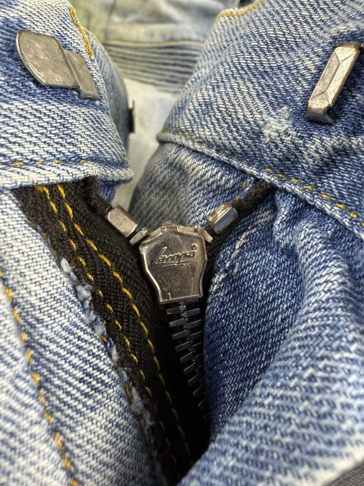 Balmain Balmain x Christophe Decarnin S/S’11 Biker Denim Size US 31 - 10 Thumbnail