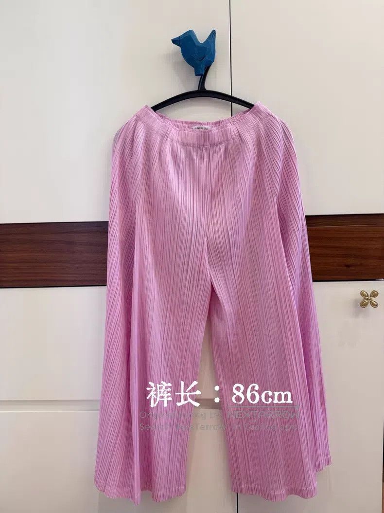 Issey Miyake Issey Miyake Pink Wide Leg Pants Size 25" / US 0 / IT 36 - 1 Thumbnail