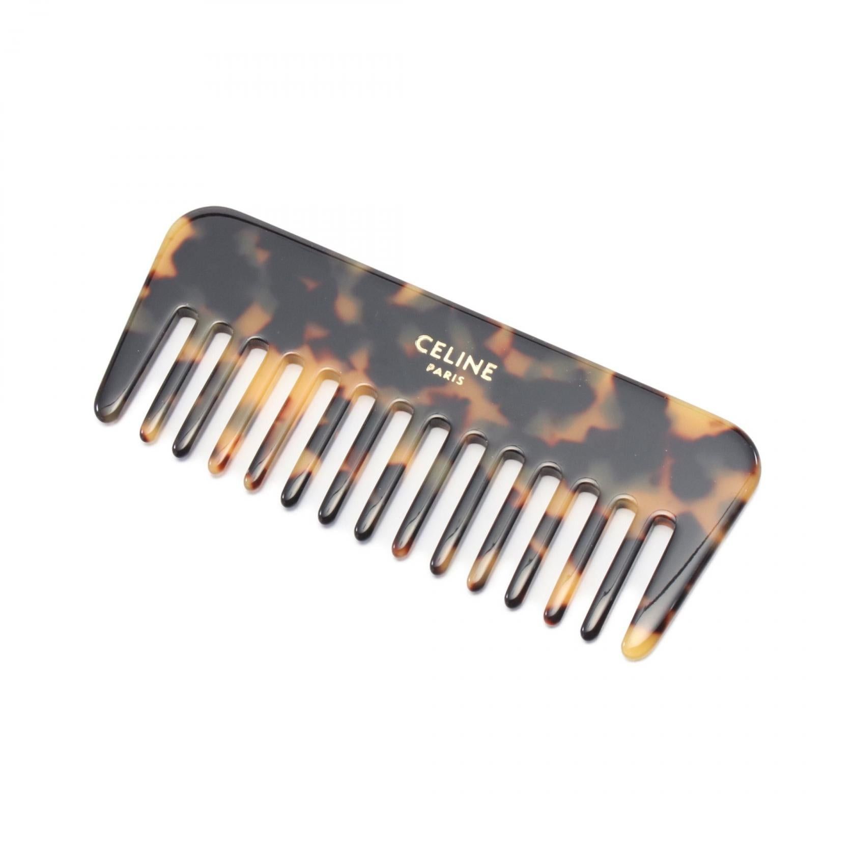Celine Celine Small Hair Comb Accessory Brown Size ONE SIZE - 1 Thumbnail