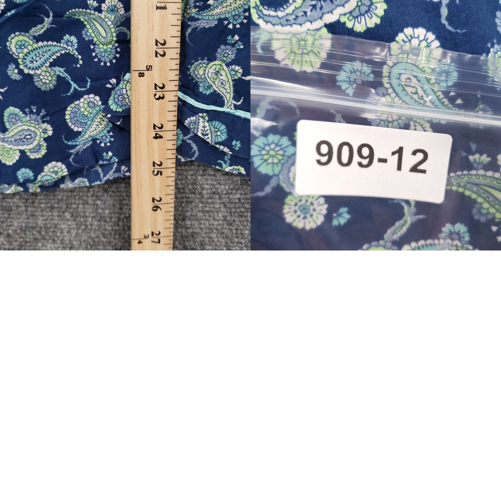 Victoria's Secret Victoria's Secret Pajama Top Womens L Blue Paisley Long Sleeve Sleepwear Size L / US 10 / IT 46 - 8 Thumbnail