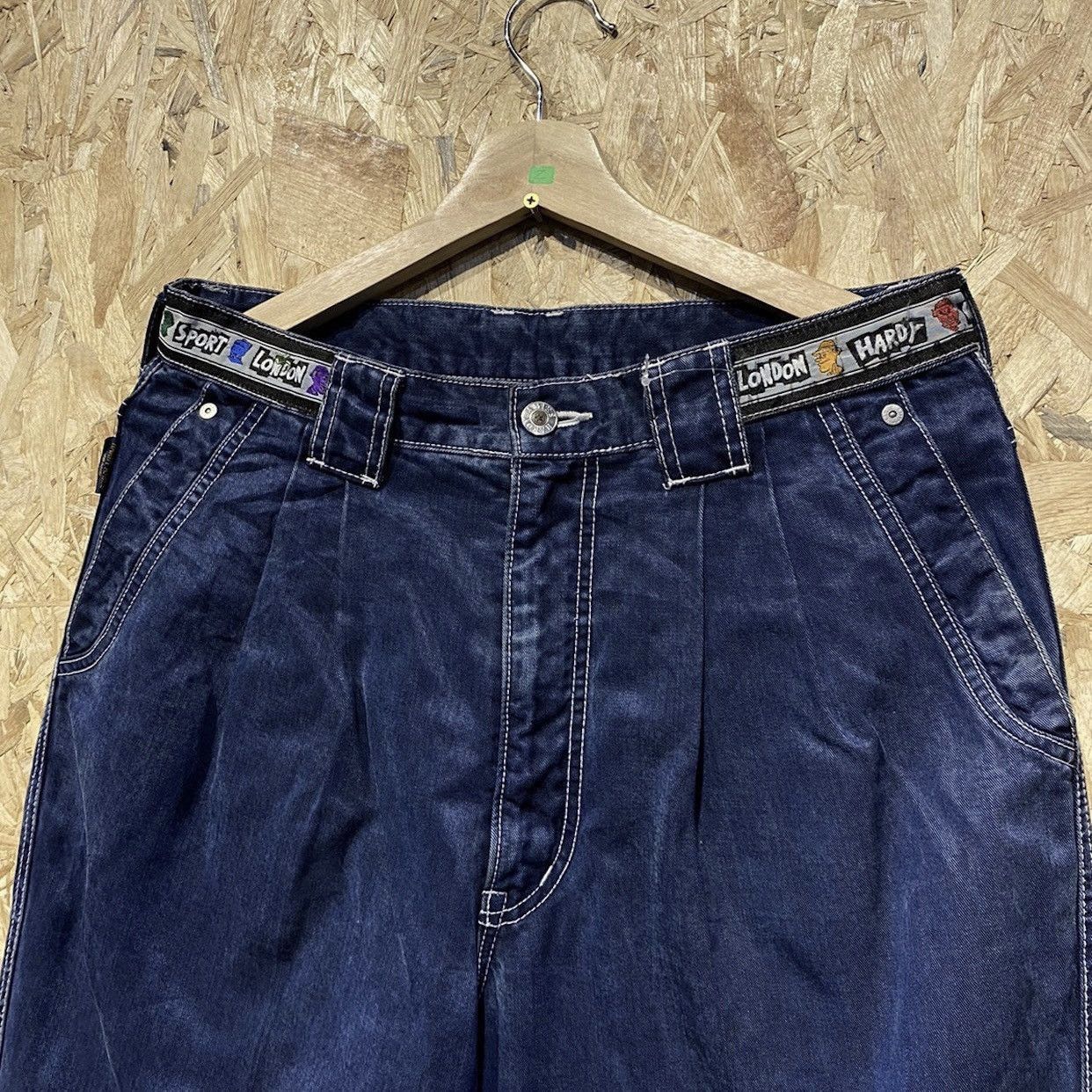 Hardy Amies vintage Hardy Amies Sport jeans with embroidered details. Size US 32 / EU 48 - 3 Thumbnail