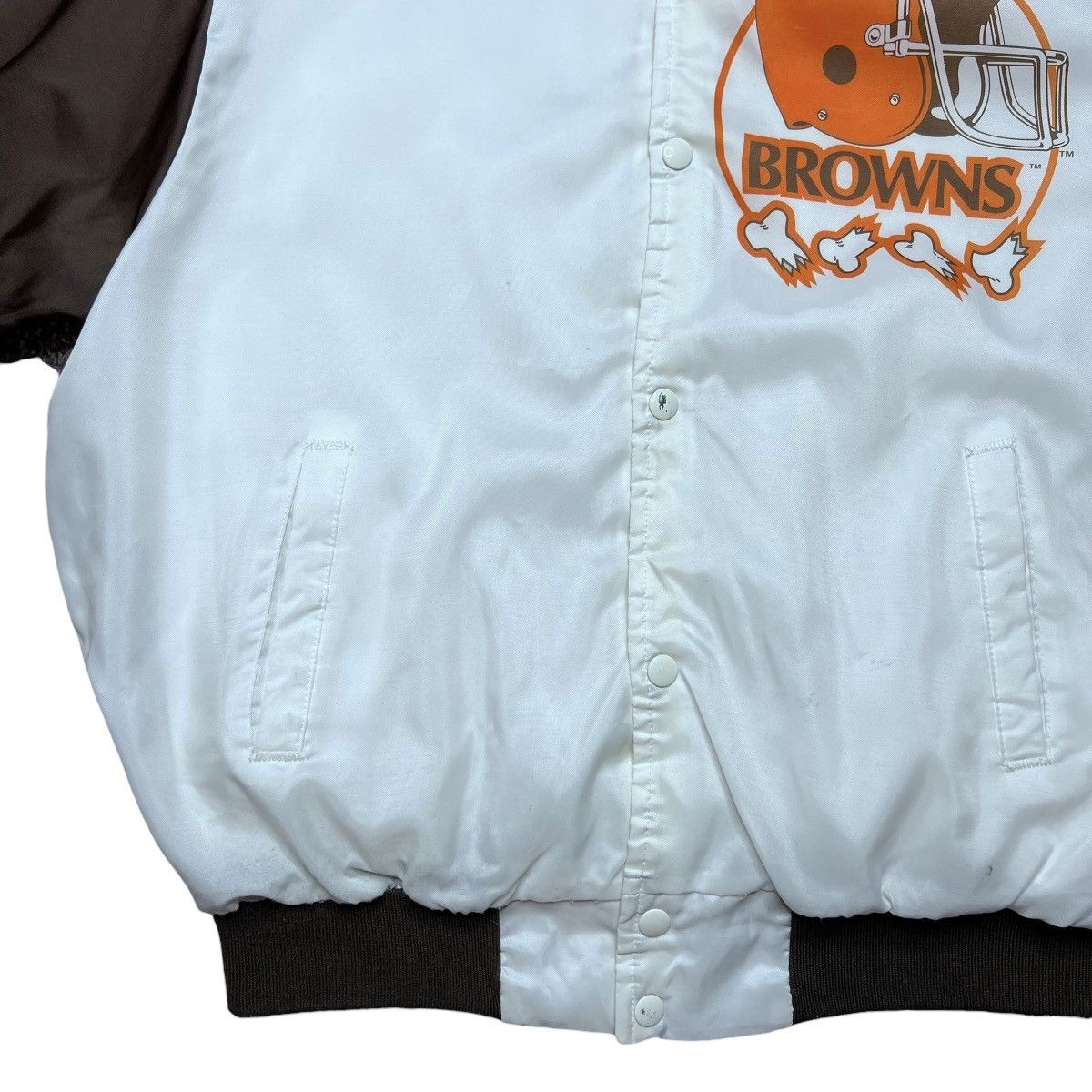 Chalk Line 90s NFL Cleveland Browns Dawgs Chalk Line Fanimation Jacket Size US L / EU 52-54 / 3 - 18 Thumbnail