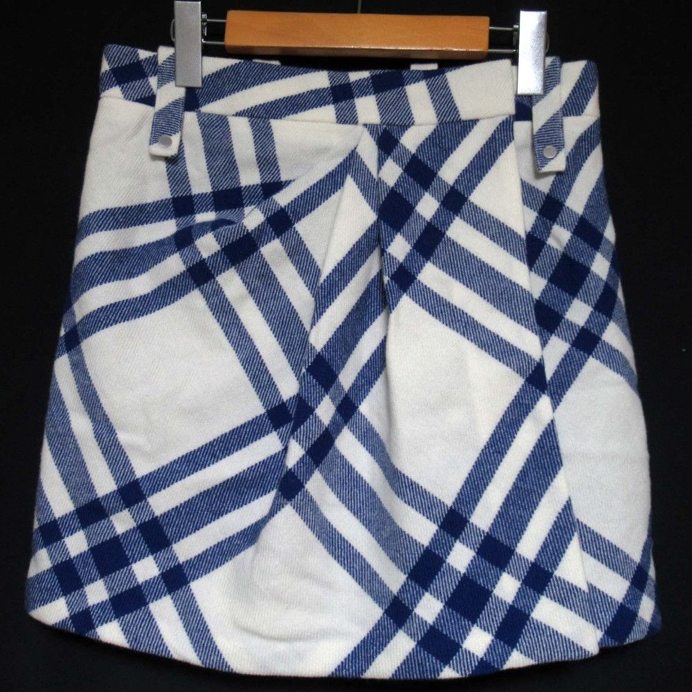 Burberry Burberry Burberry Check Wool Pleated Skirt Others Skirts 8077461 DUTY FREE for USA Size ONE SIZE - 1 Thumbnail