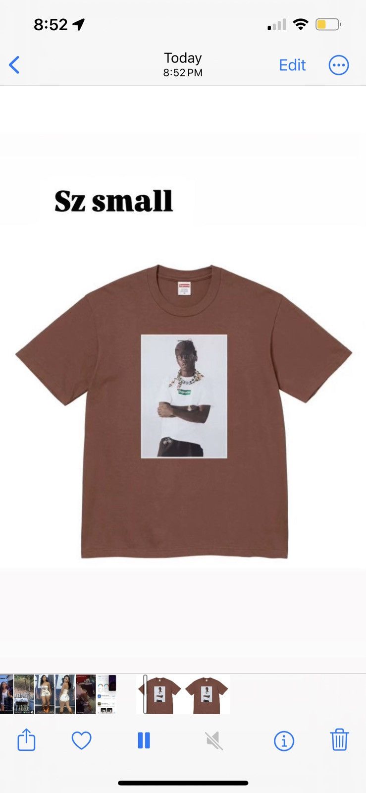 Supreme Supreme Tyler the creator Size US S / EU 44-46 / 1 - 1 Preview