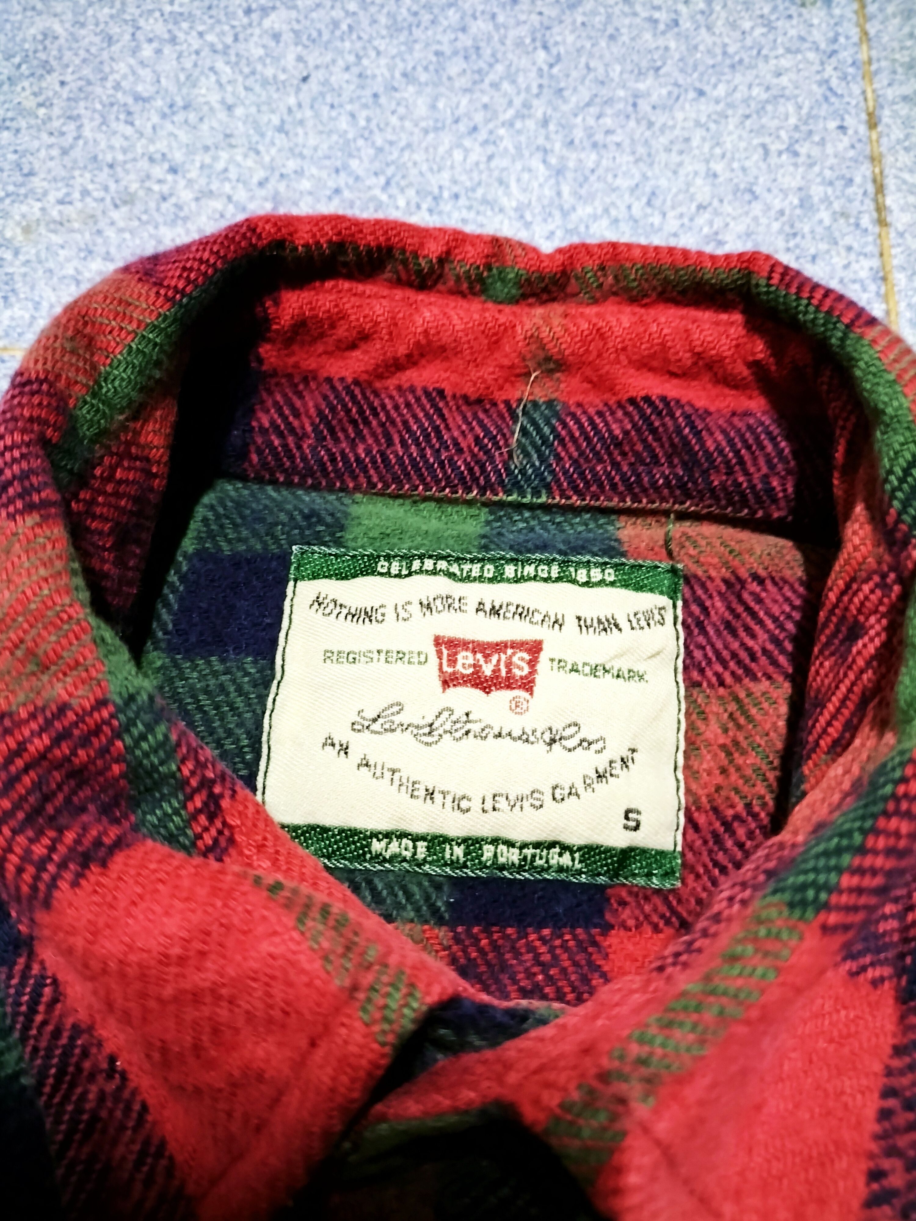Levi's Vintage Levis Plaid Shirt Winter Double Pocket Black Lable Size US S / EU 44-46 / 1 - 2 Thumbnail