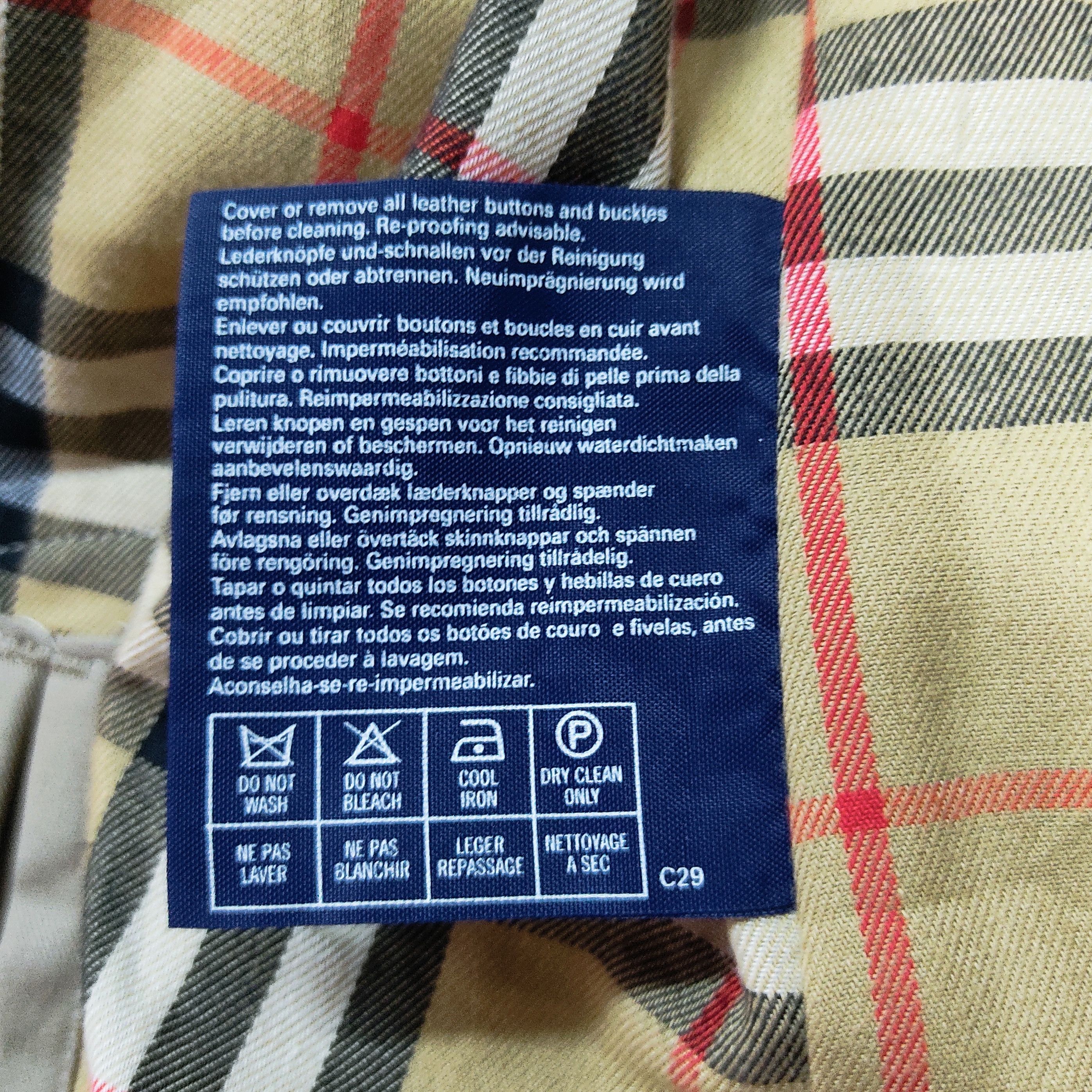 Burberry Vintage Classic Burberrys' Nova Check Lining Trench Coat Size US M / EU 48-50 / 2 - 9 Thumbnail