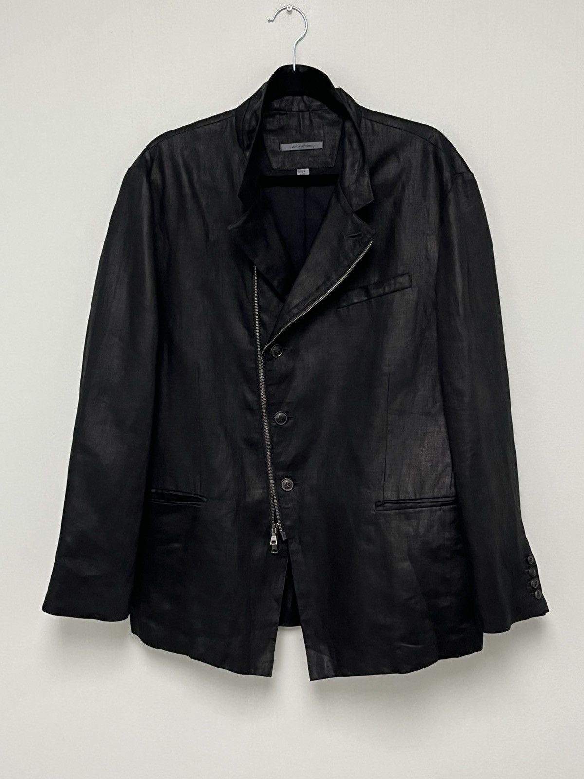 John Varvatos Convertible lapel jacket. Size WU 54 USA 44 Size US L / EU 52-54 / 3 - 7 Thumbnail