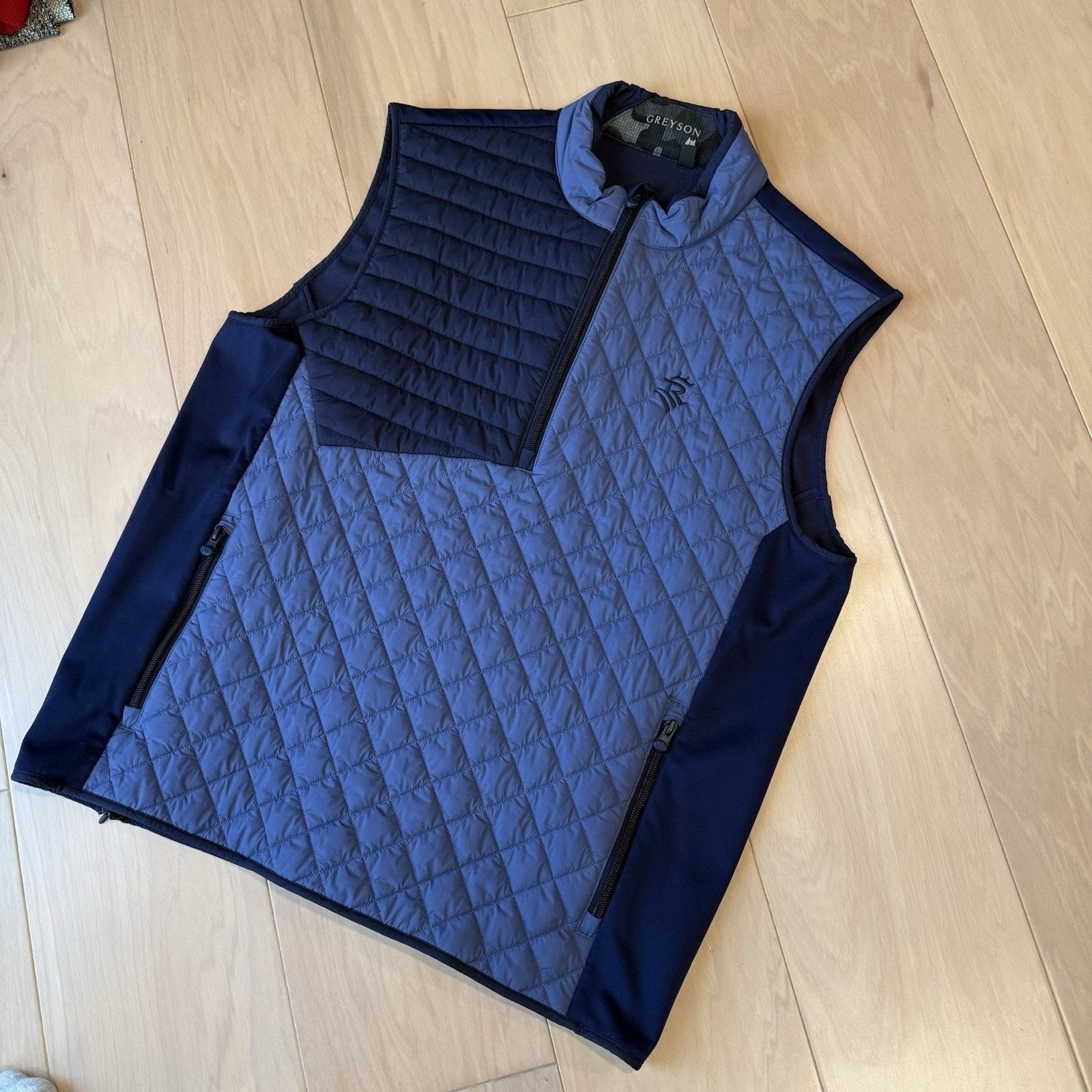 Arc'teryx Greyson Yukon Half Zip Hybrid Vest Large Blue Insulated Size US L / EU 52-54 / 3 - 9 Thumbnail