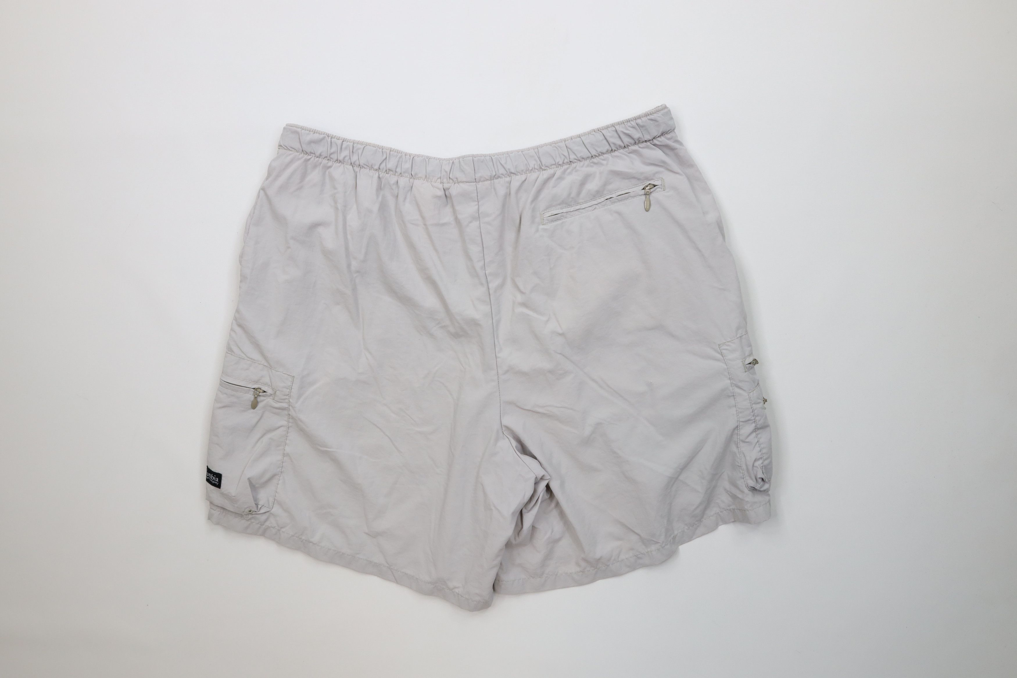 Columbia Vintage 90s Columbia Above Knee Belted Trekking Cargo Shorts Size US 34 / EU 50 - 10 Thumbnail
