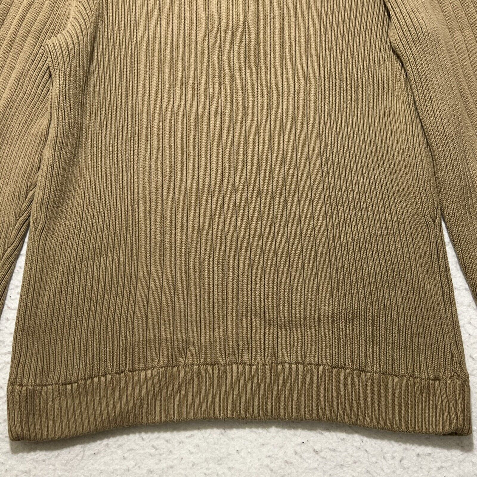 Eddie Bauer Eddie Bauer Henley Sweater Heavyweight Ribbed Sweater Beige Size US XL / EU 56 / 4 - 11 Thumbnail