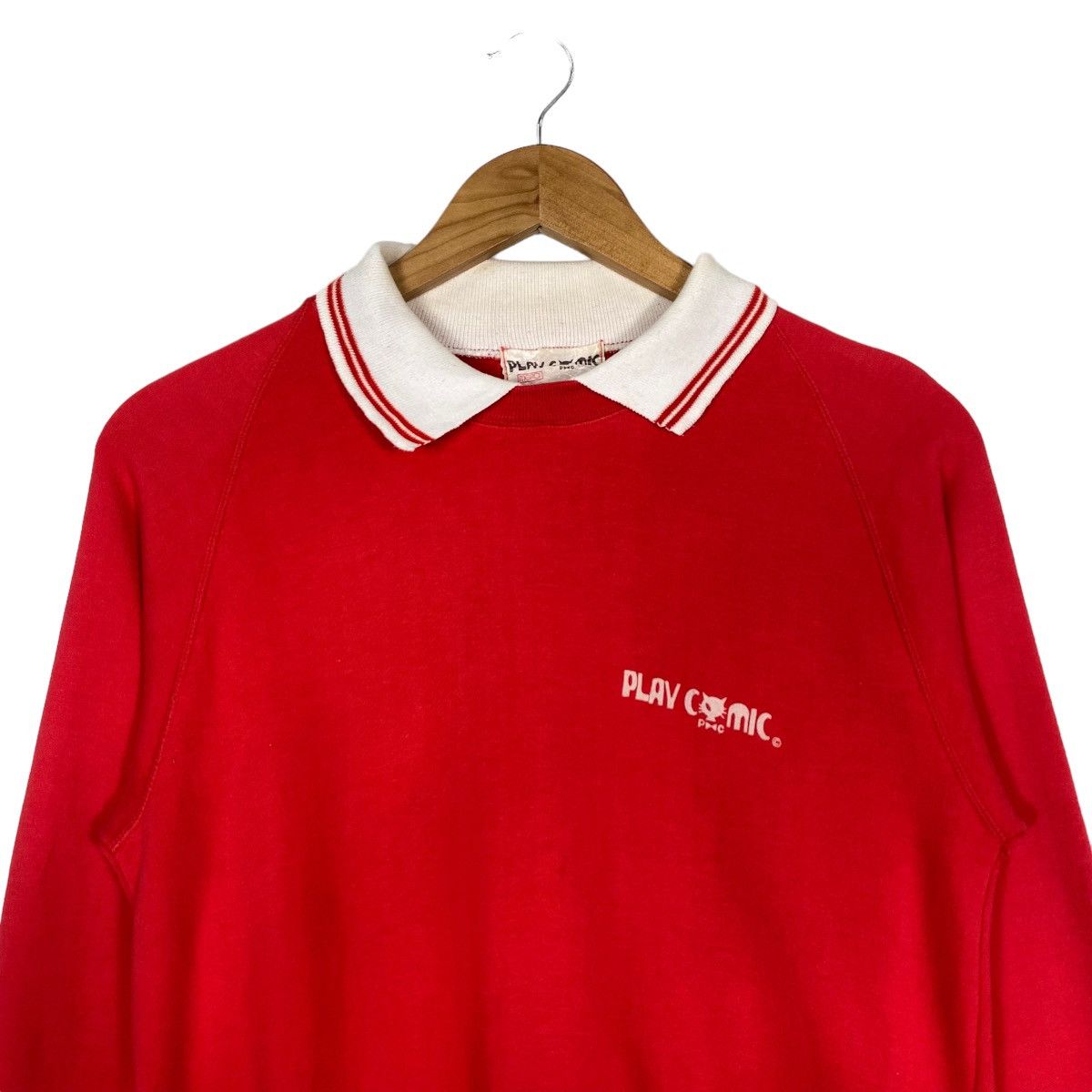 Japanese Brand Vintage 80s Play Comic Collar Sweatshirt Size US S / EU 44-46 / 1 - 3 Thumbnail