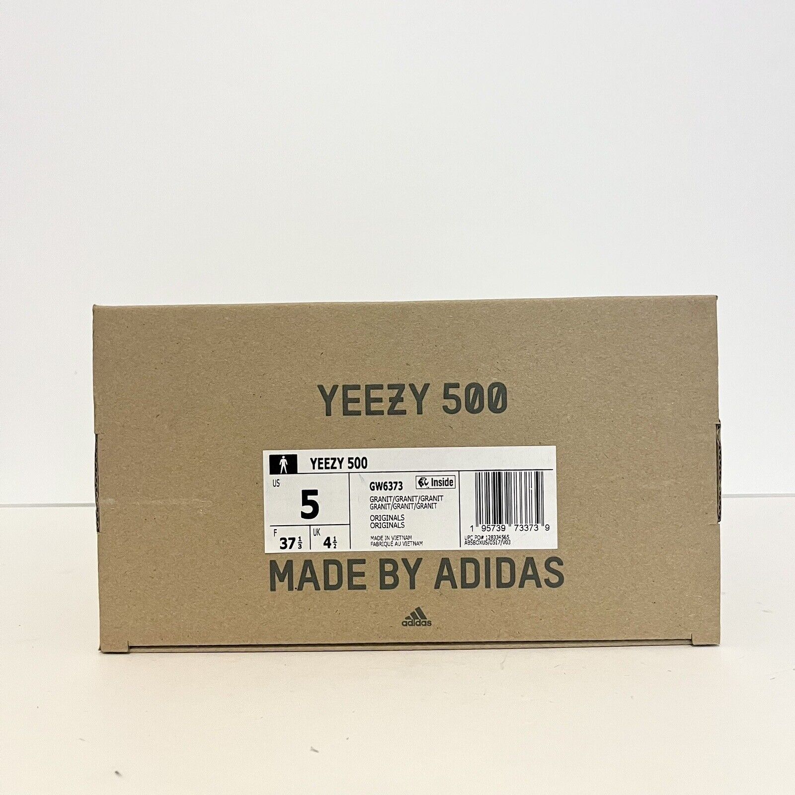 Adidas 2022 Adidas Yeezy 500 Granite GW6373 VNDS Sz 5 5Y Wmns 6.5 Size US 6.5 / IT 36.5 - 9 Thumbnail