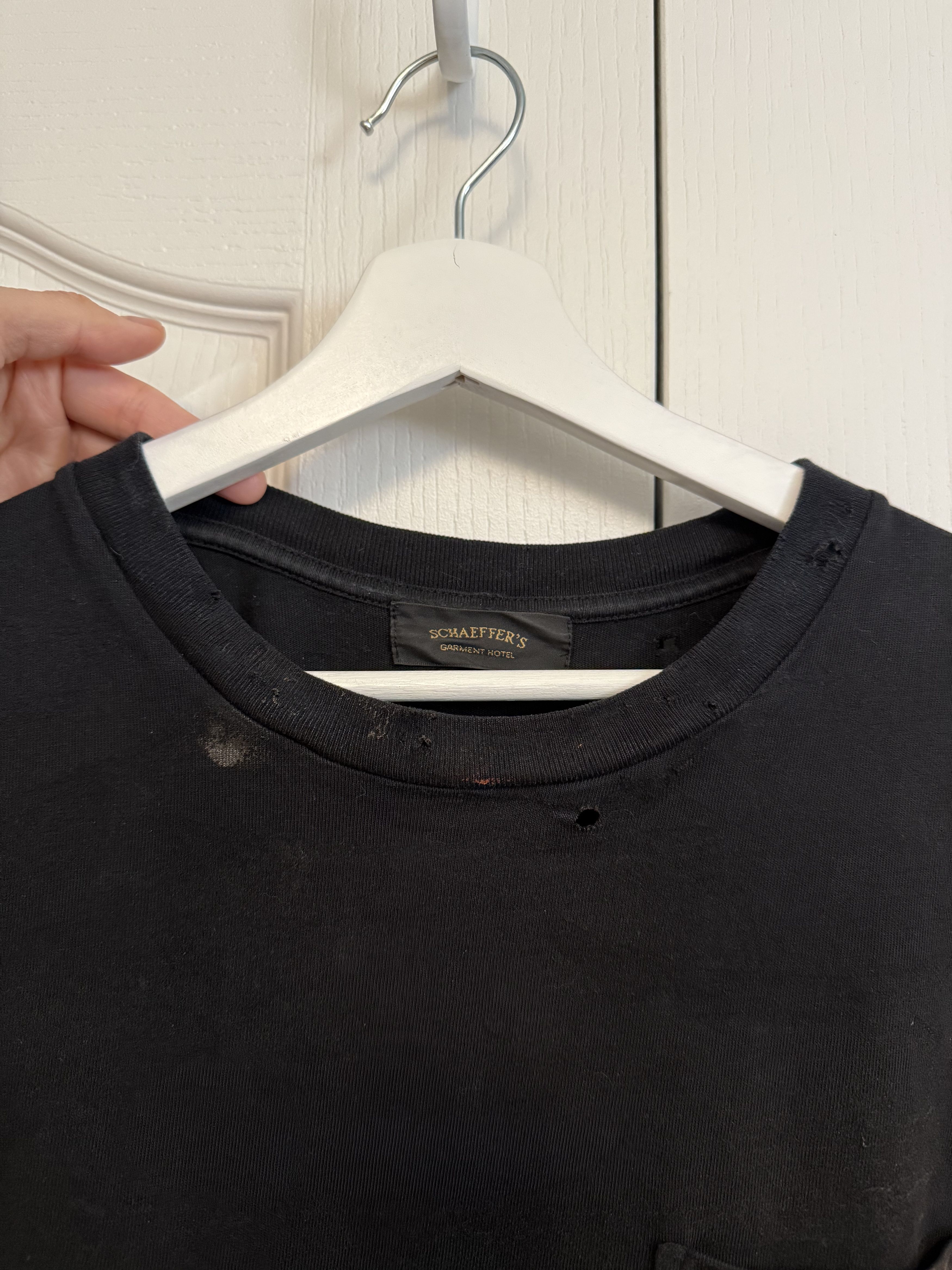 Schaeffers Garment Hotel Schaeffer's Garment Hotel Hand Aged & Distressed Artist Tee Size US L / EU 52-54 / 3 - 3 Thumbnail