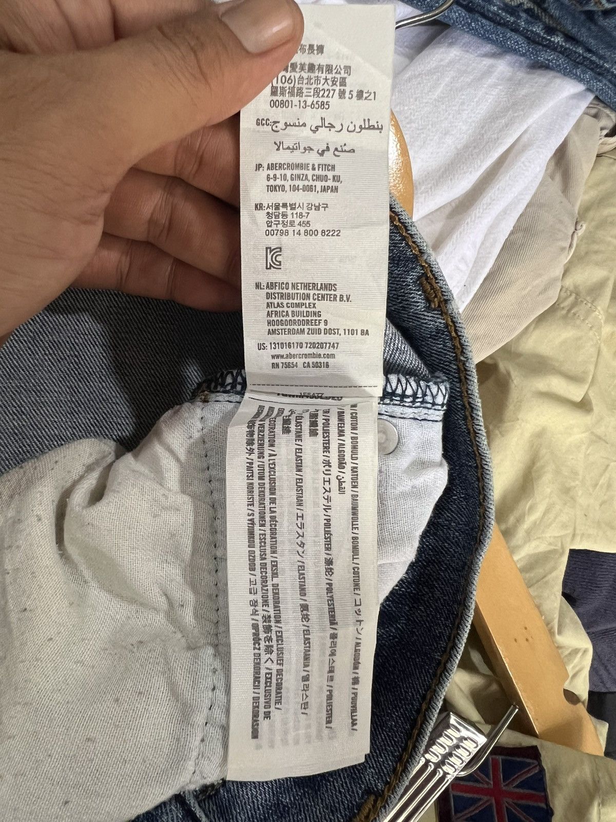 Abercrombie & Fitch 🔥Abercrombie&Fitch Langdon Slim Stretch Distressed Denim Size US 30 / EU 46 - 18 Thumbnail