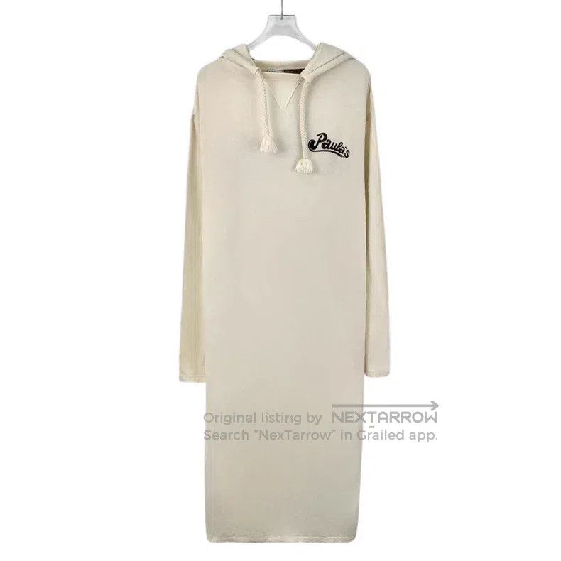 Loewe Loewe Off-white letter printed cotton hooded drawstring lo Size S / US 4 / IT 40 - 1 Thumbnail