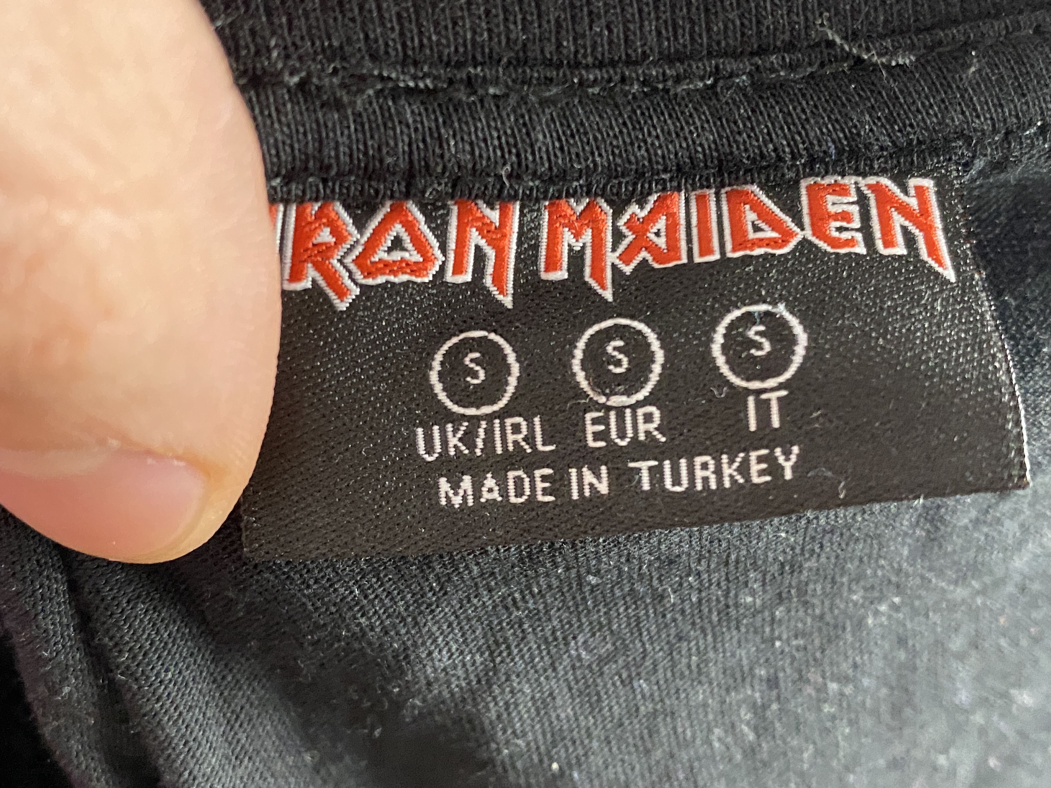 Band Tees × Iron Maiden Iron Maiden Vintage Men's Distressed T-Shirt - S Size US S / EU 44-46 / 1 - 5 Thumbnail