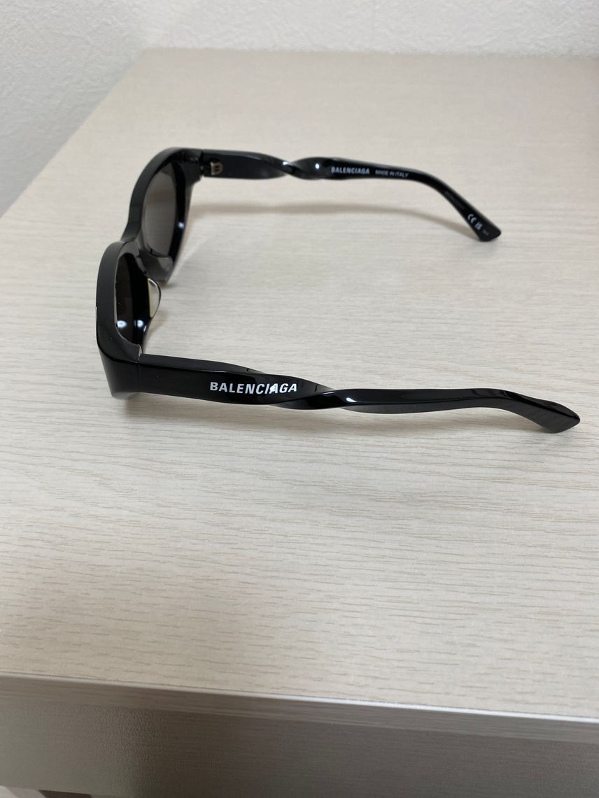 Balenciaga BALENCIAGA BB0209SA 001 Black Grey 55 mm Sunglasses Size ONE SIZE - 6 Thumbnail